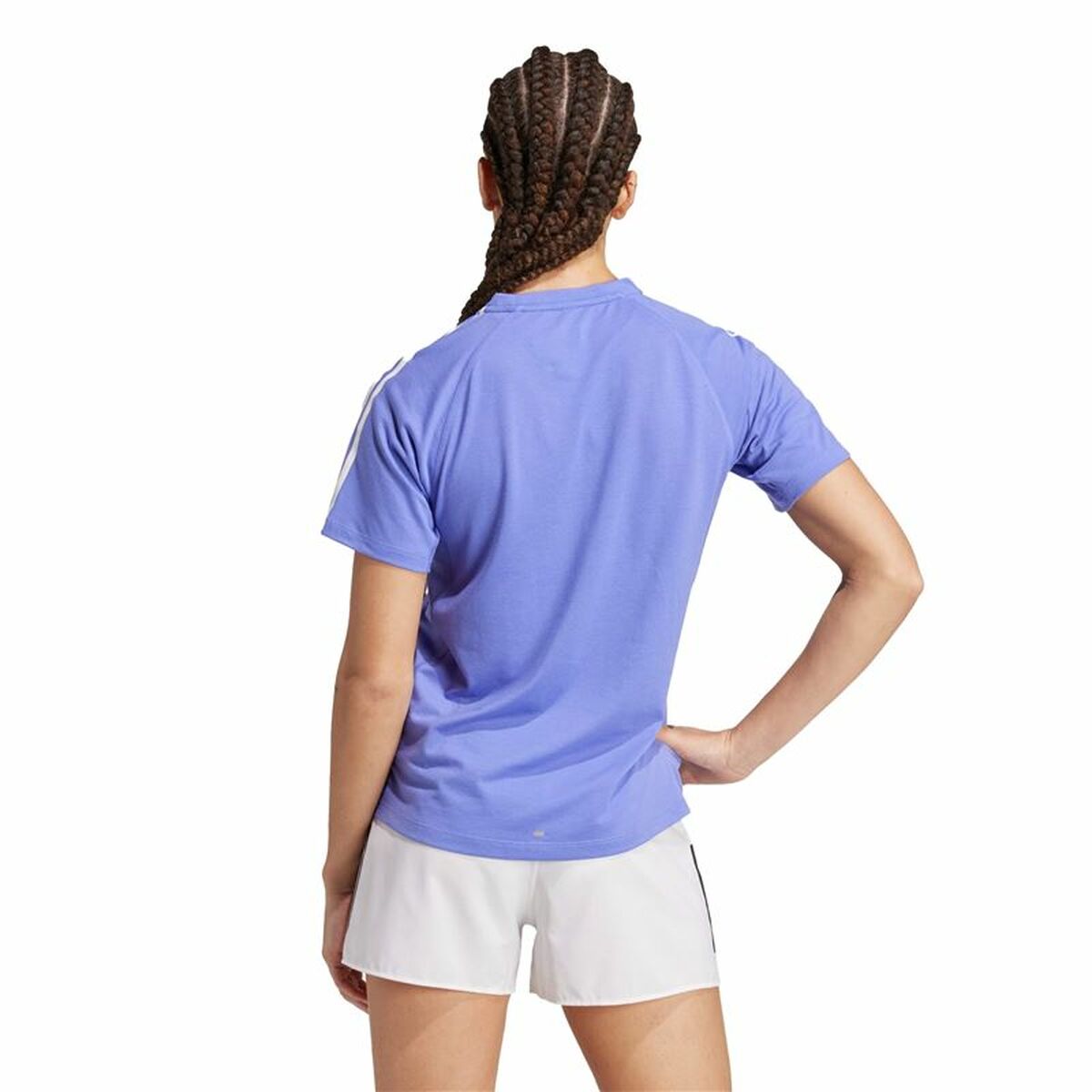 Women’s Short Sleeve T-Shirt Adidas Own The Run 3 Bandas-4