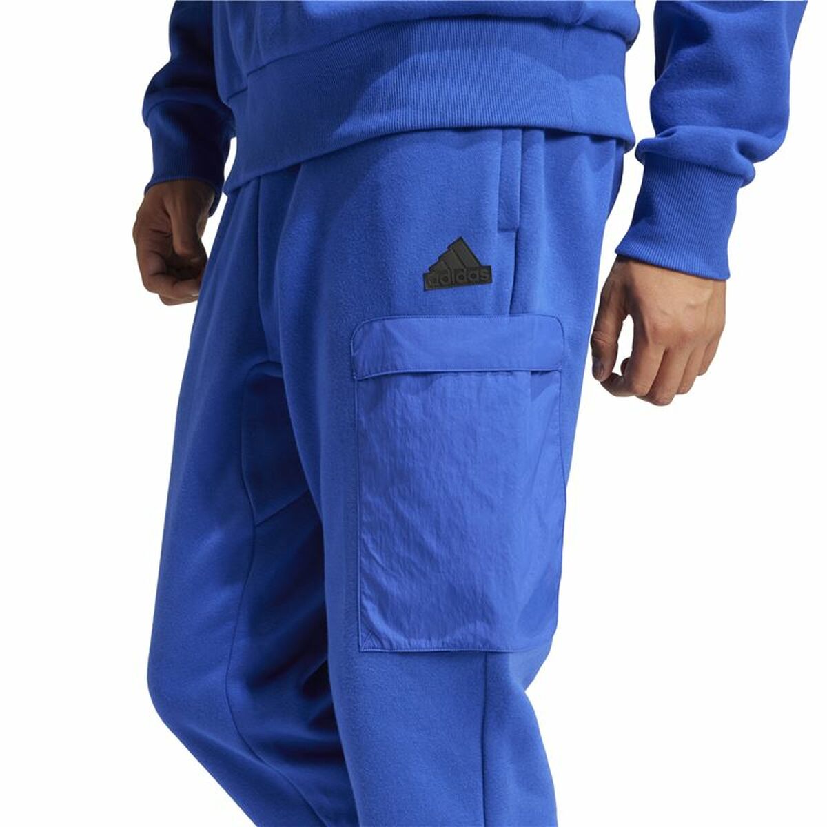 Long Sports Trousers Adidas City Es e Fleece-1