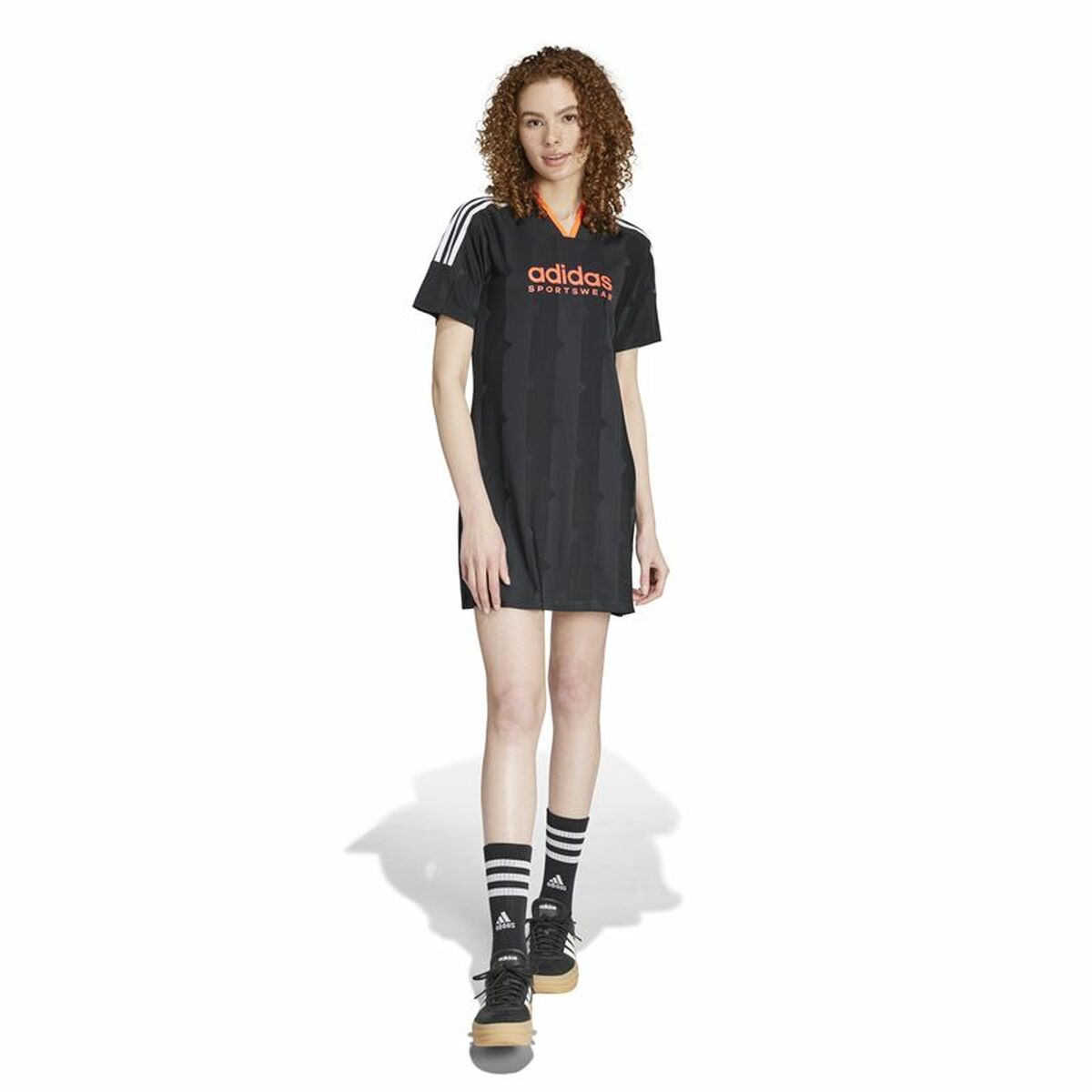 Dress Adidas Tiro Cut 3 Bandas Jacquard Black-4