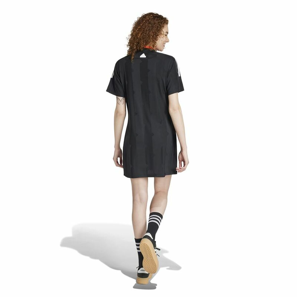 Dress Adidas Tiro Cut 3 Bandas Jacquard Black-3