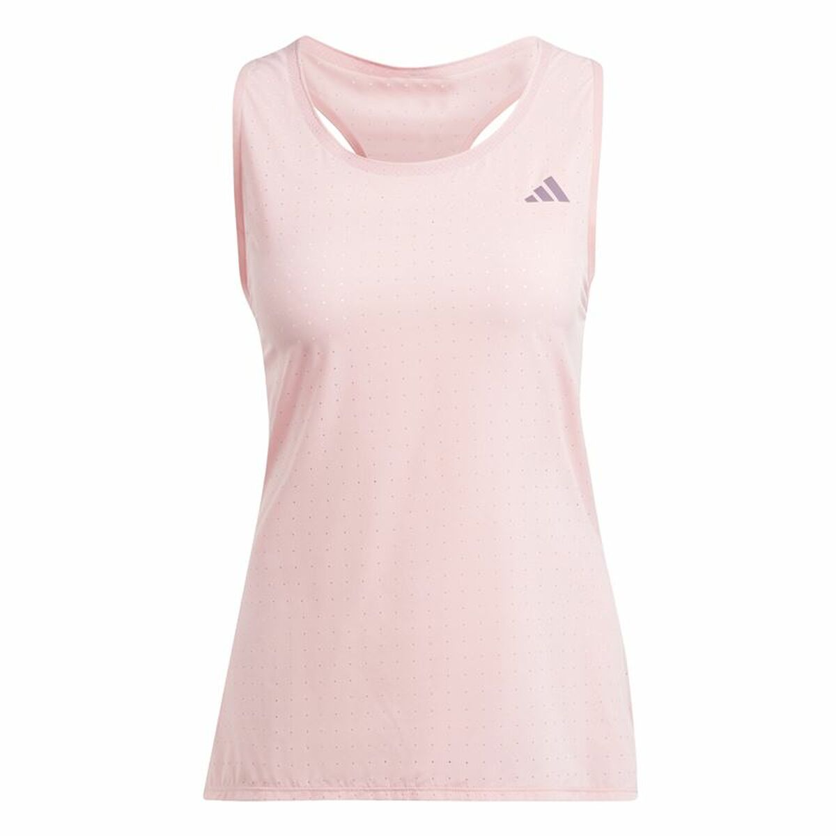 Men’s Short Sleeve T-Shirt Adidas Adizero Pink-0