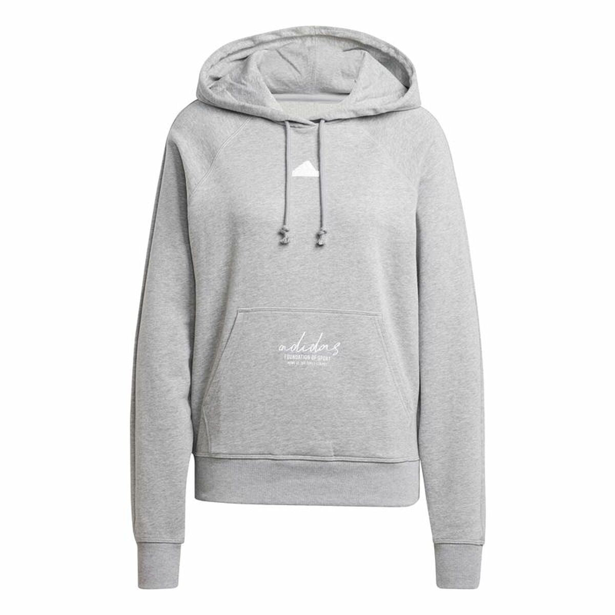 Men’s Hoodie Adidas Signature Graphic Embroidery French Grey-0