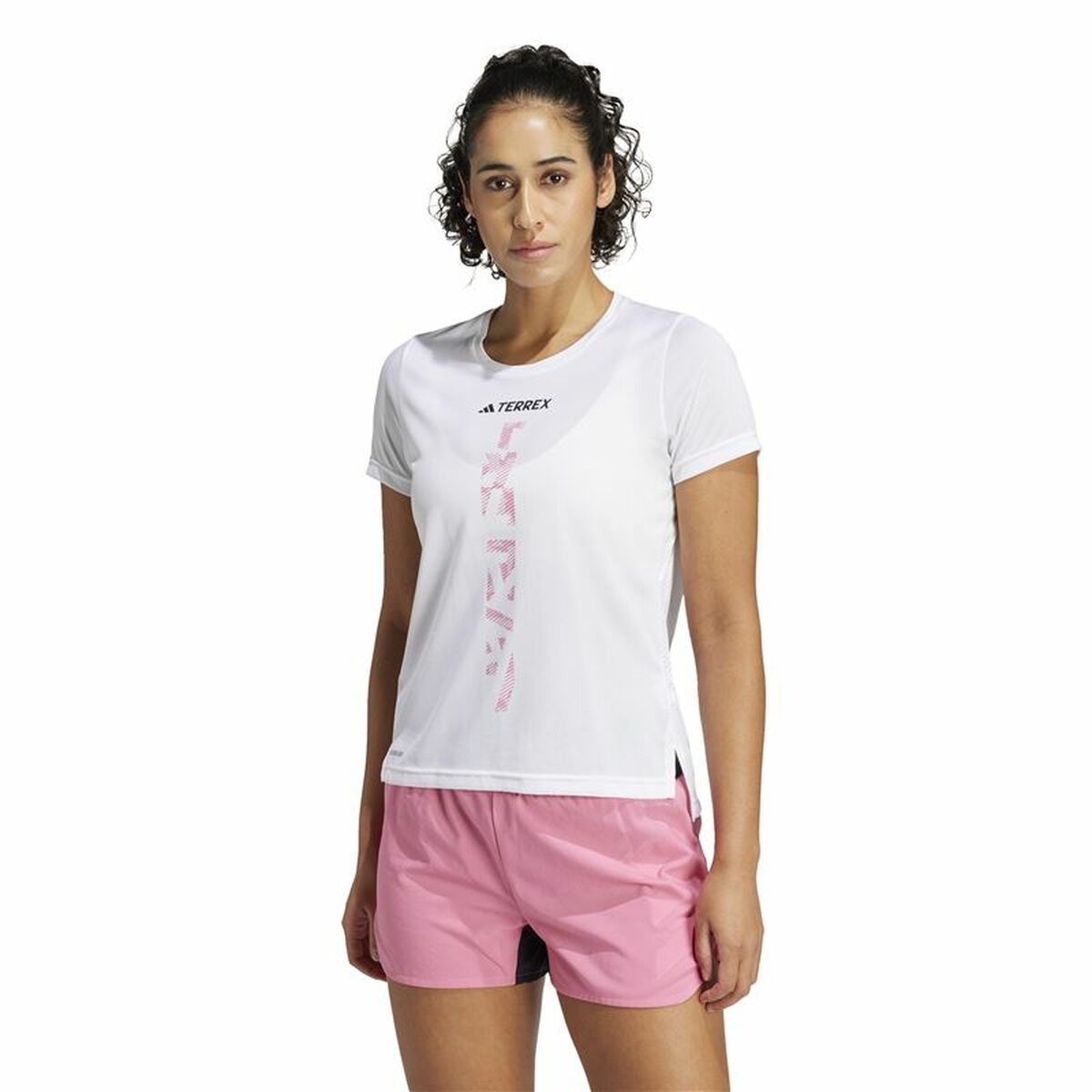 Men’s Short Sleeve T-Shirt Adidas Terrex Agravic White-6
