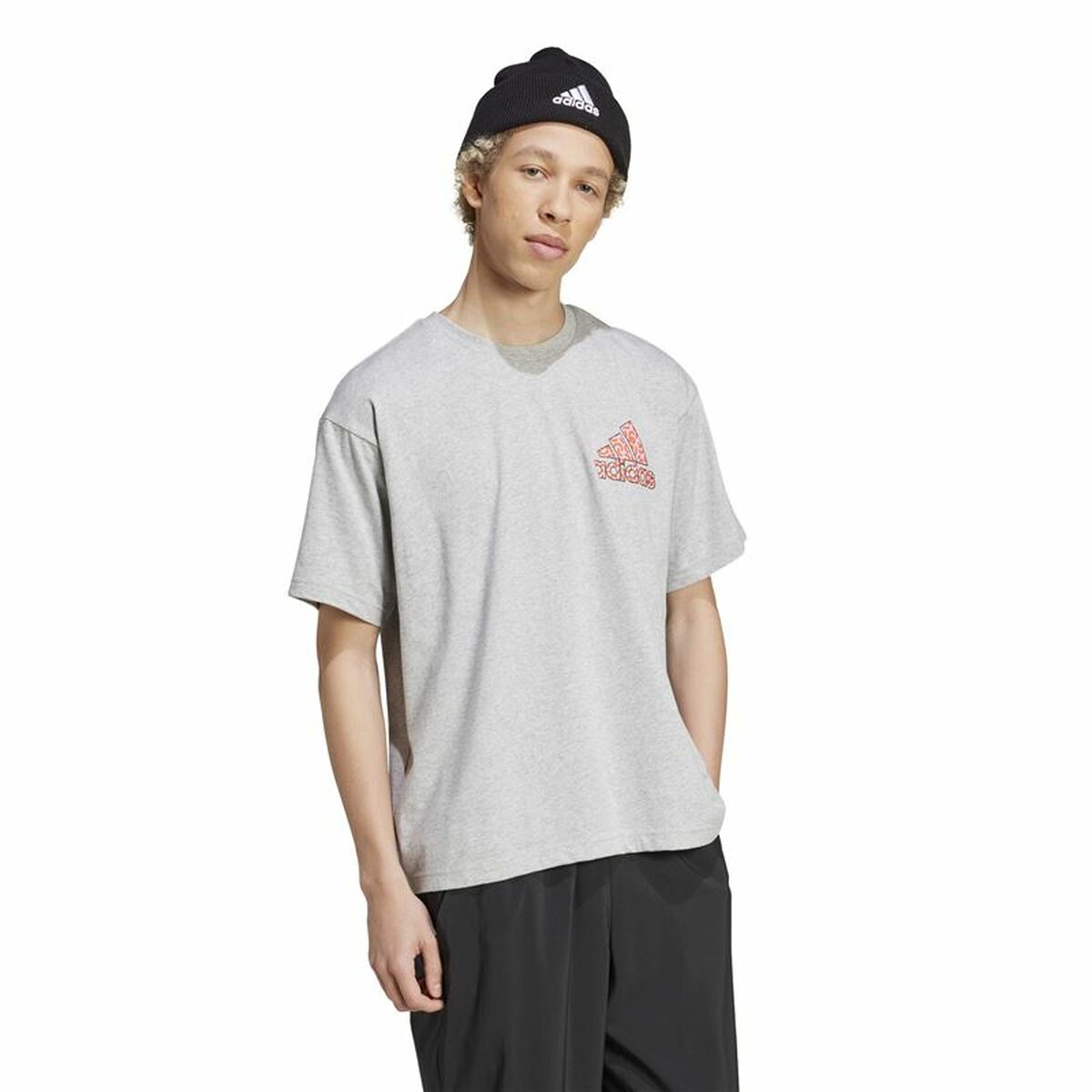 Men’s Short Sleeve T-Shirt Adidas Berlin Bear White S-3
