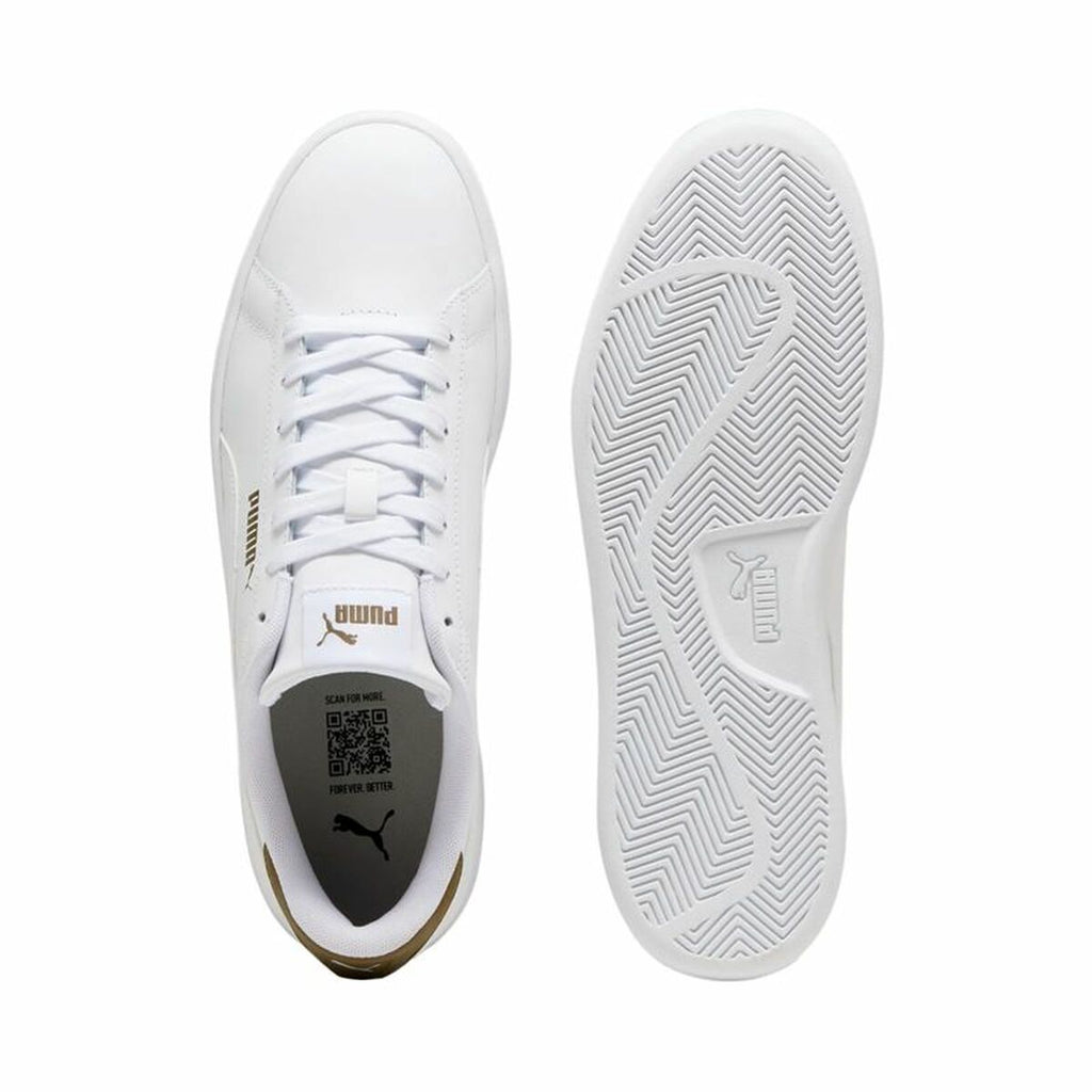 Women's casual trainers Puma Smash 3.0 L White Green-3