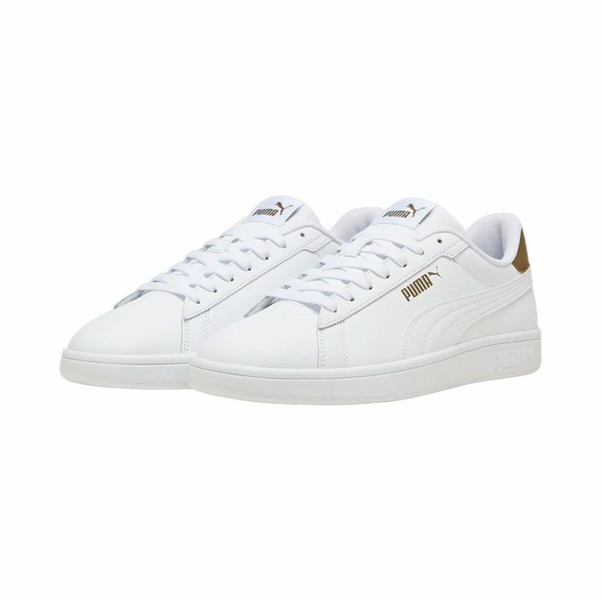 Women's casual trainers Puma Smash 3.0 L White Green-2