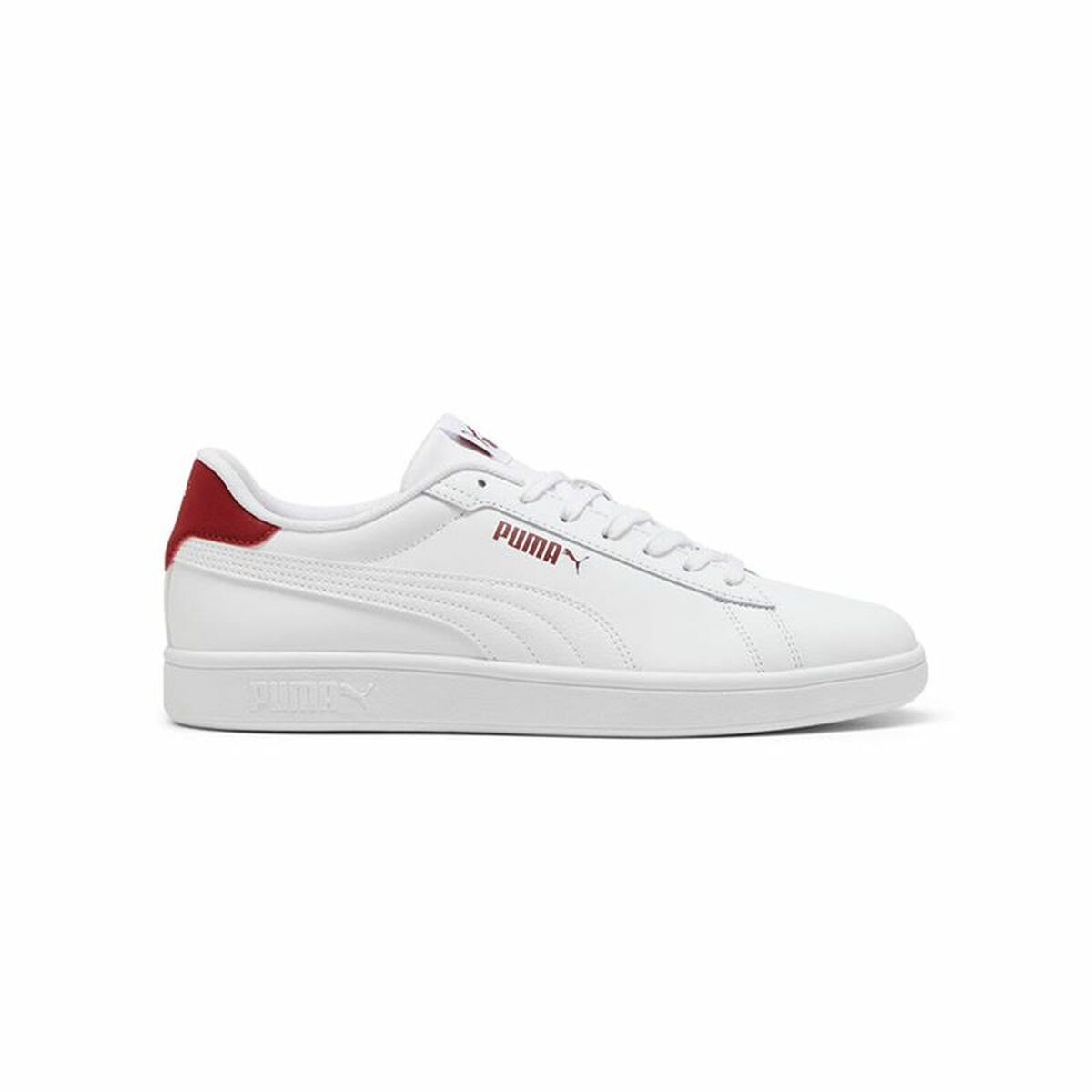 Men’s Casual Trainers Puma Smash 3.0 L White Red-0