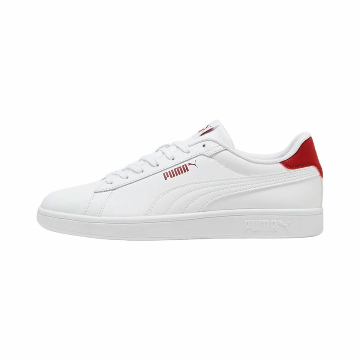 Men’s Casual Trainers Puma Smash 3.0 L White Red-4