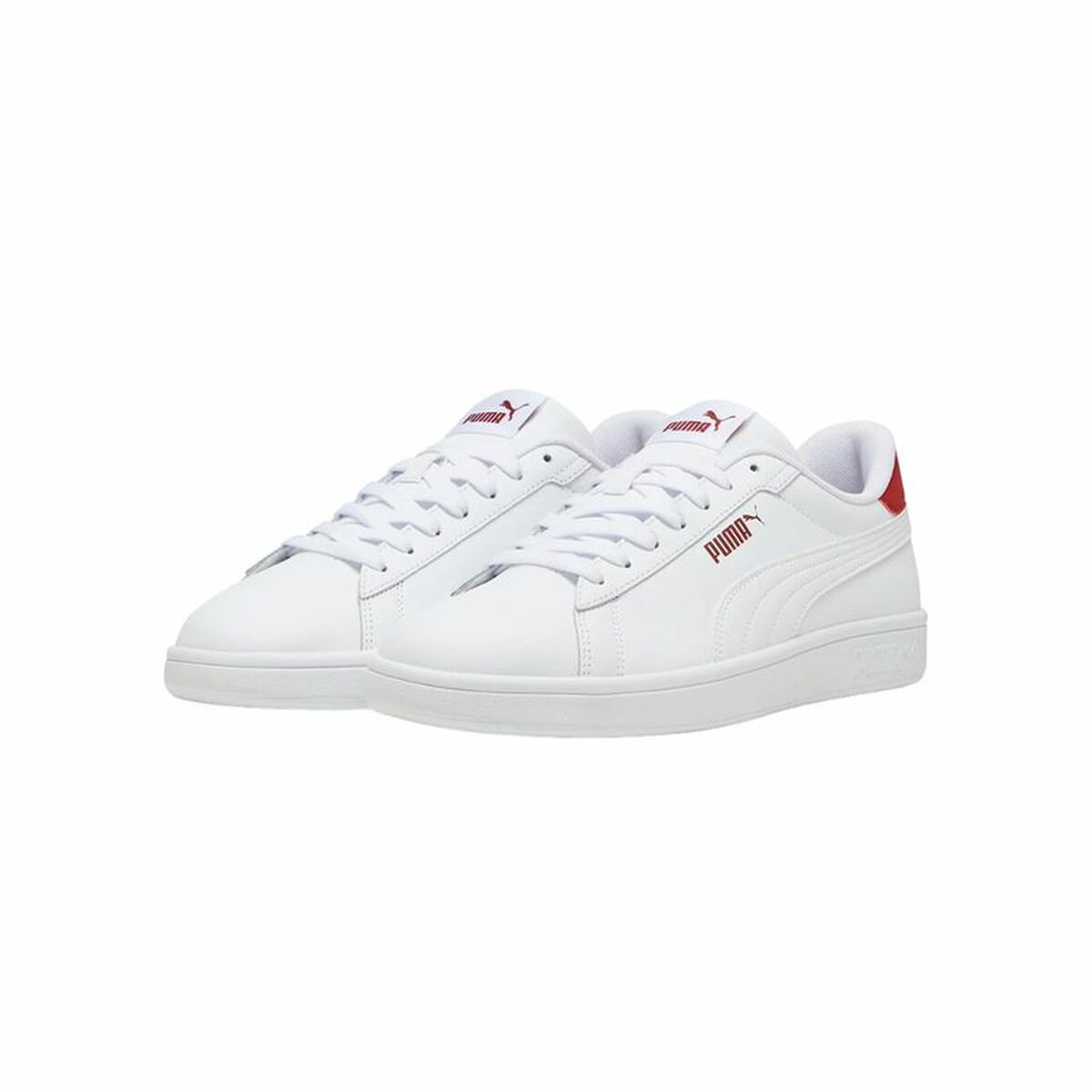 Men’s Casual Trainers Puma Smash 3.0 L White Red-2