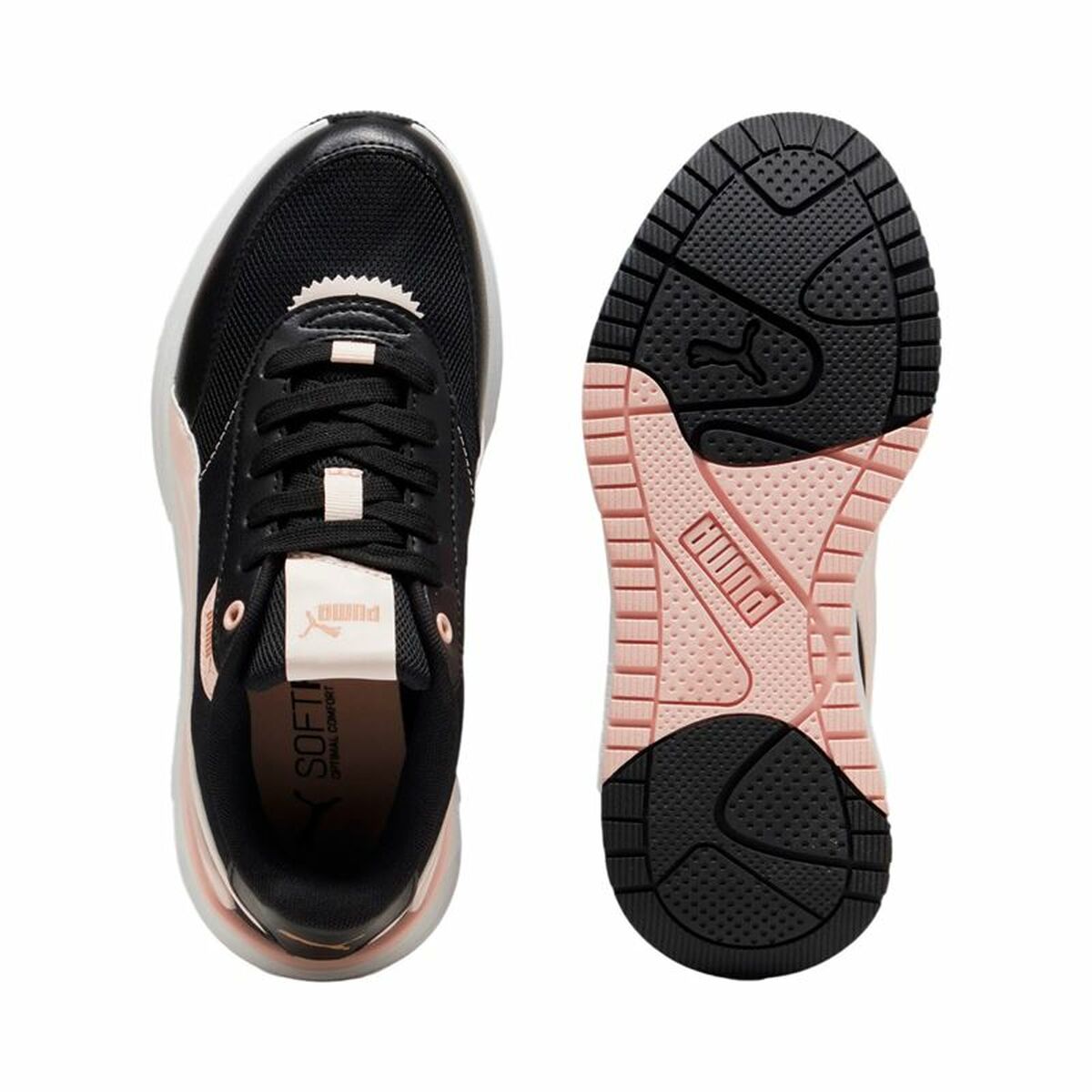Women's casual trainers Puma R78 Disrupt Lt Black-2