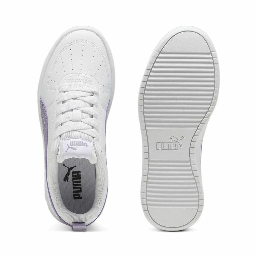 Children’s Casual Trainers Puma Rickie White-4