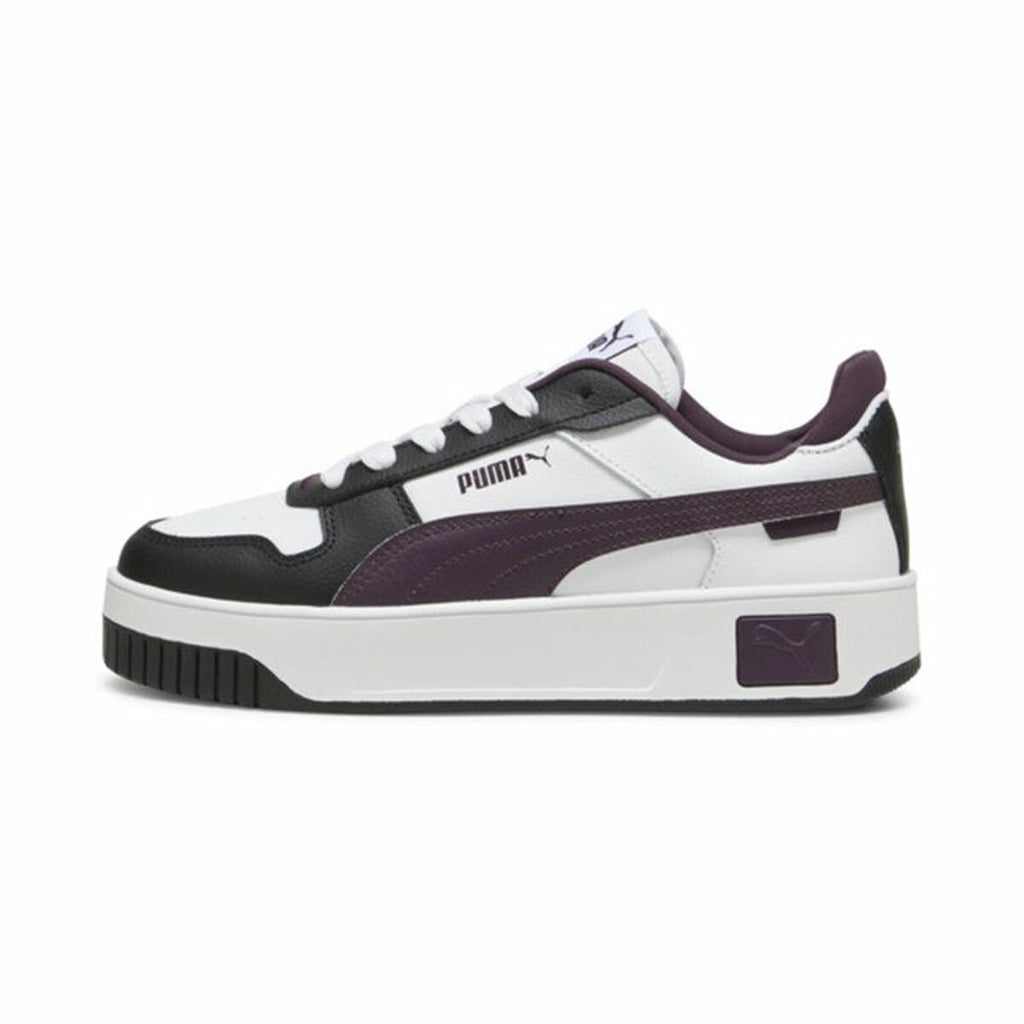 Women's casual trainers Puma Carina Street White Navy Blue-0