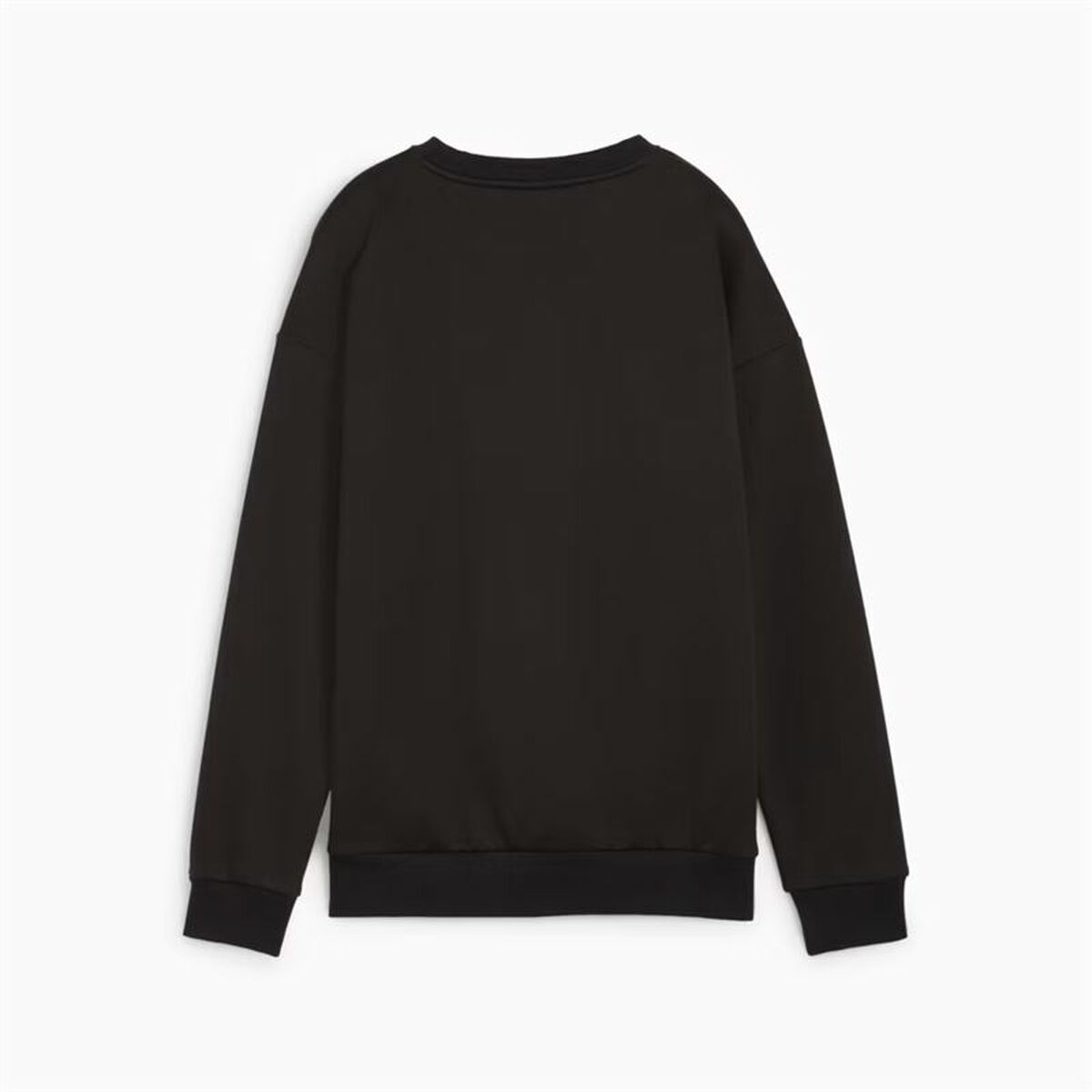 Women’s Sweatshirt without Hood Puma Essentials+ Relaxed Small Logo Crew Fl Black-2