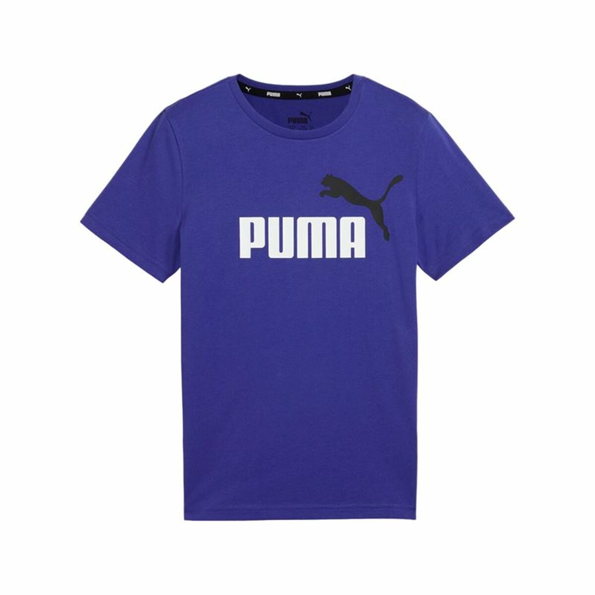Child's Short Sleeve T-Shirt Puma Essentials + 2 Col Logo-0