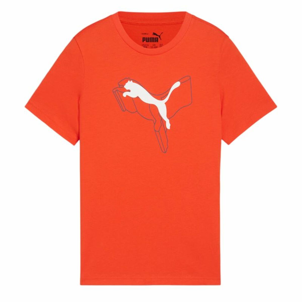 Child's Short Sleeve T-Shirt Puma-0