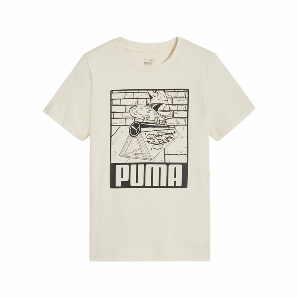 Child's Short Sleeve T-Shirt Puma Essentials+ Mid 90S Graphic-0