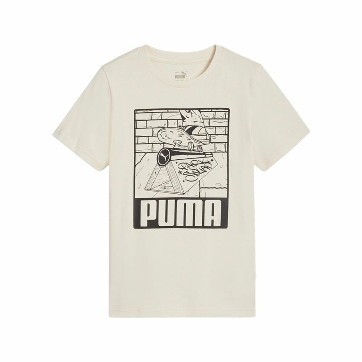 Child's Short Sleeve T-Shirt Puma Essentials+ Mid 90S Graphic-0