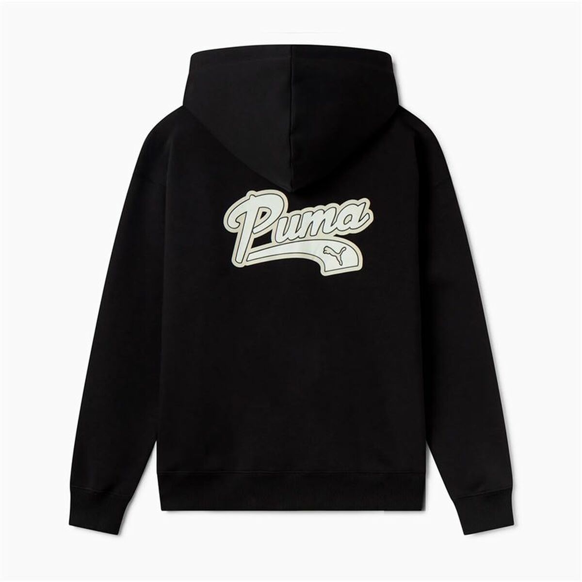Women’s Hoodie Puma Puma Script Hoodie Fz Fl-1