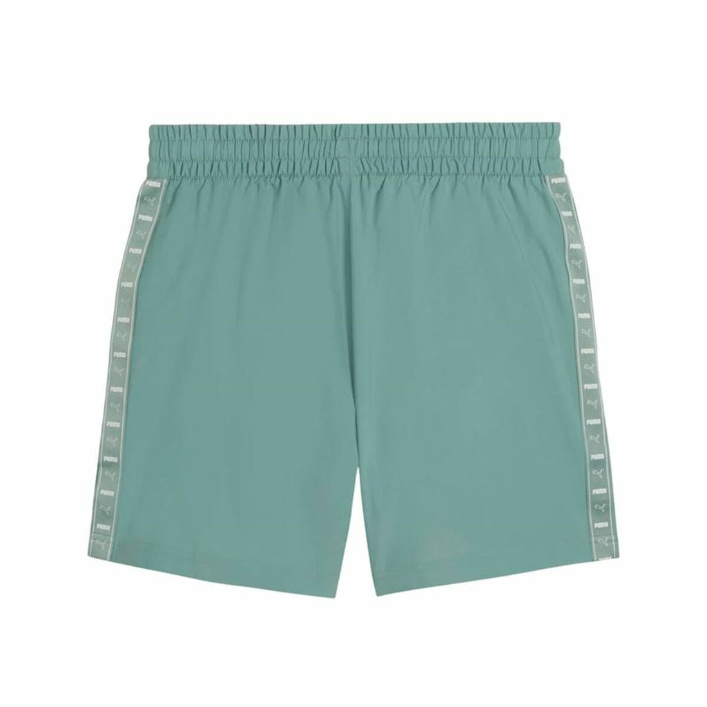 Trousers Puma Essentials Tape Woven Green-3
