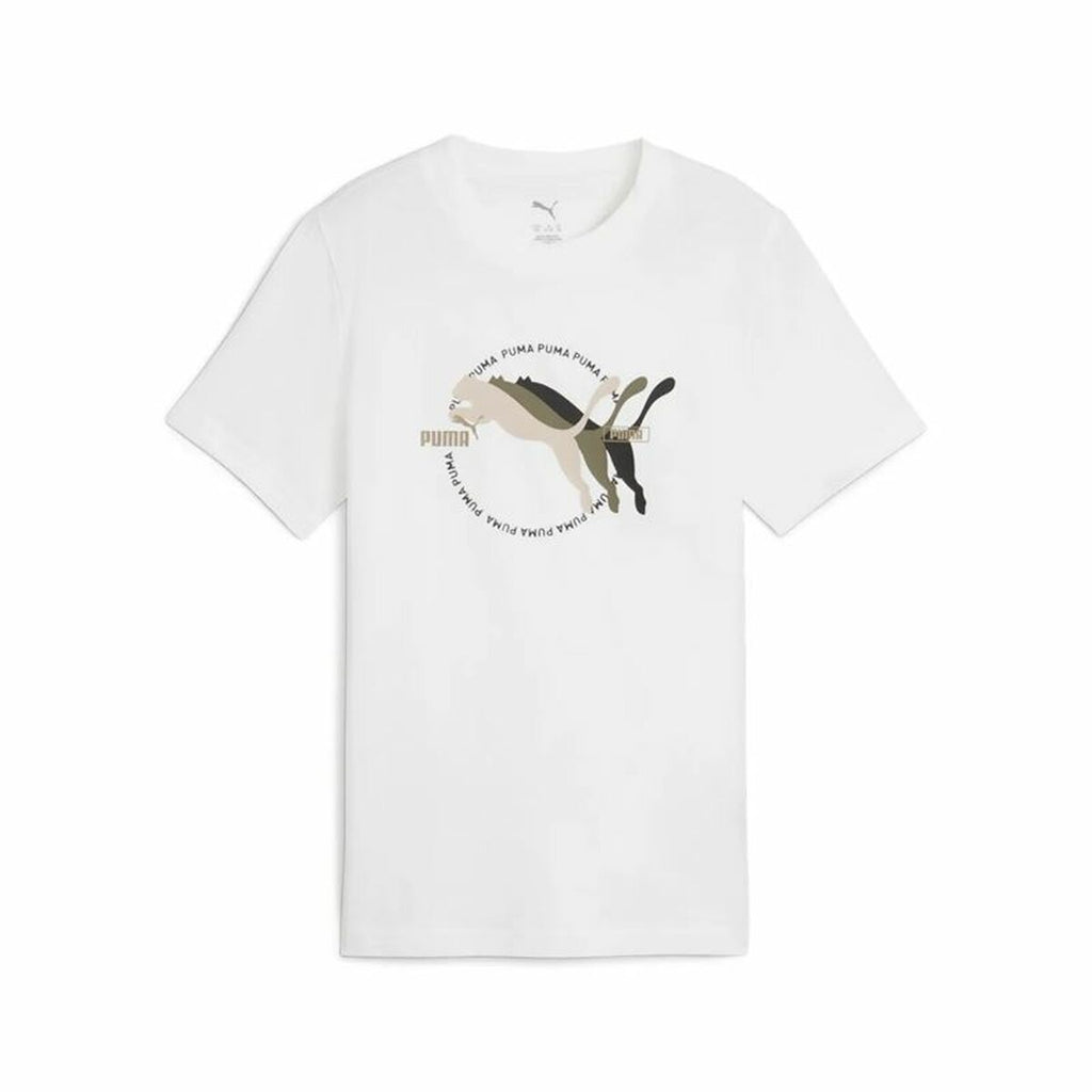 Child's Short Sleeve T-Shirt Puma Graphics III B 7-8 Years-0