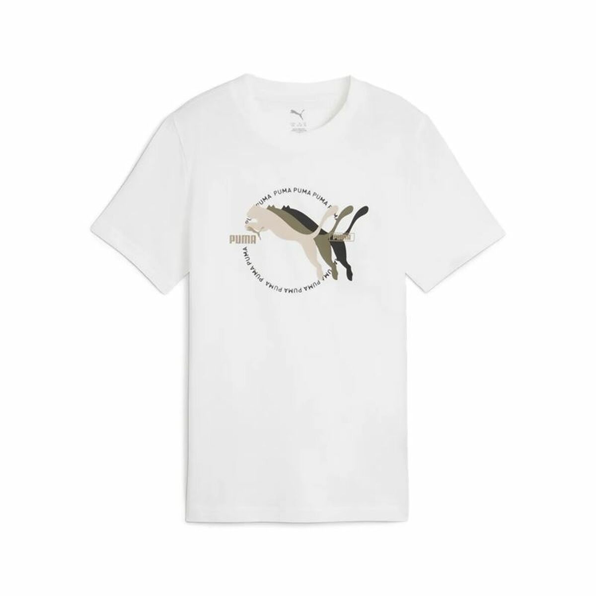 Child's Short Sleeve T-Shirt Puma Graphics III B 7-8 Years-0