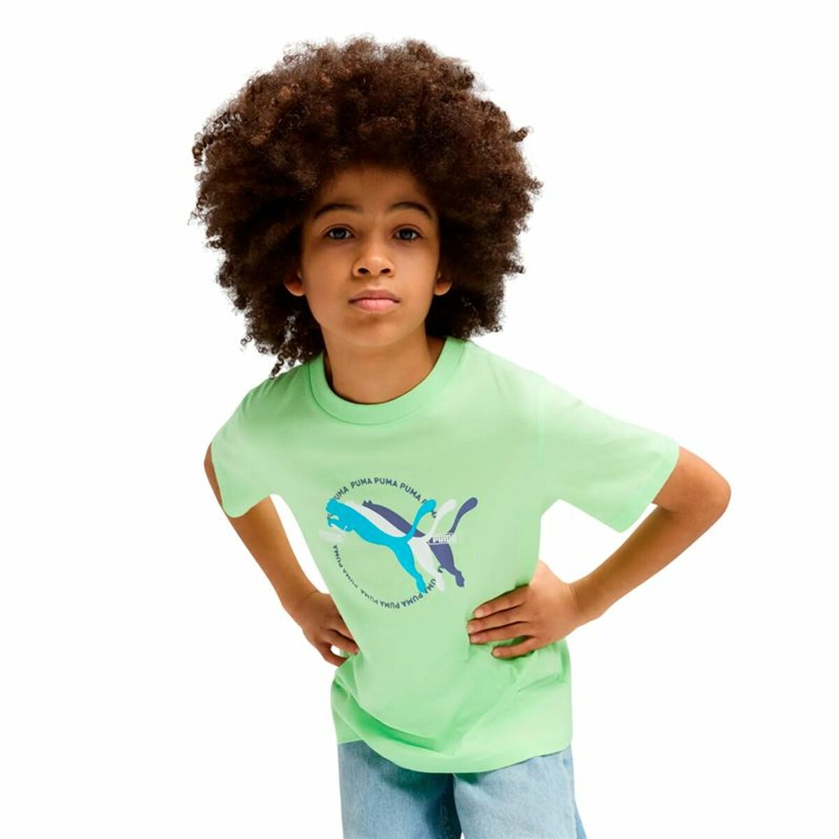 Child's Short Sleeve T-Shirt Puma Graphics Iii B-3