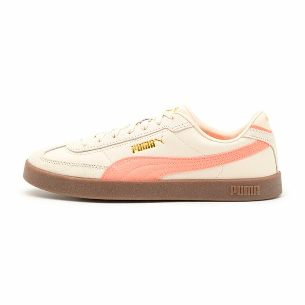 Women's casual trainers Puma Club II Era Beige-4