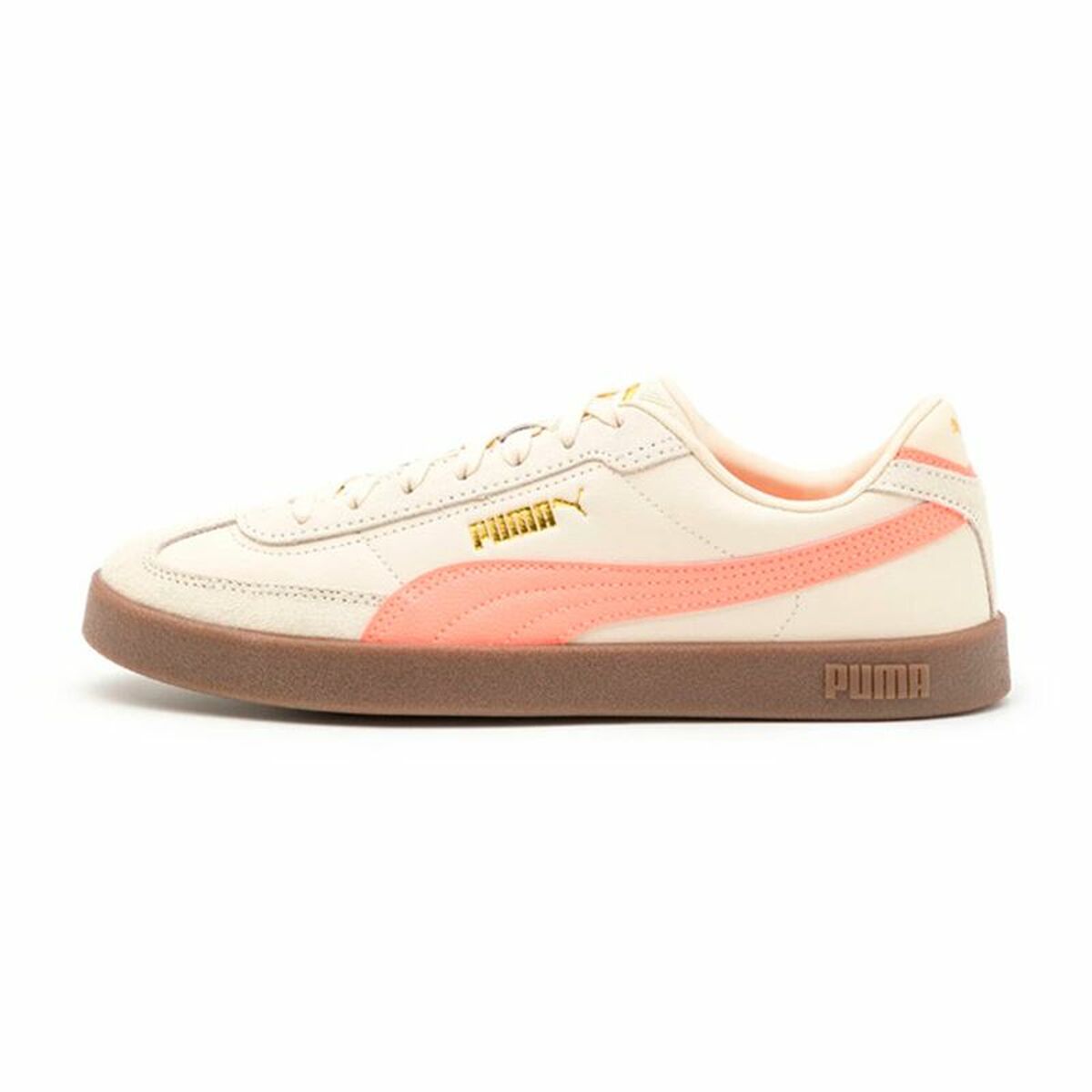 Women's casual trainers Puma Club II Era Beige-4
