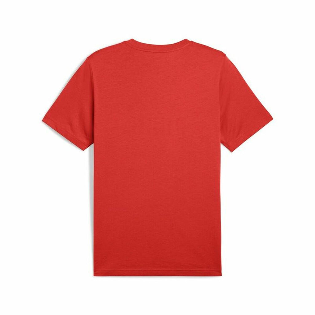 Men’s Short Sleeve T-Shirt Puma Essentials Red-2