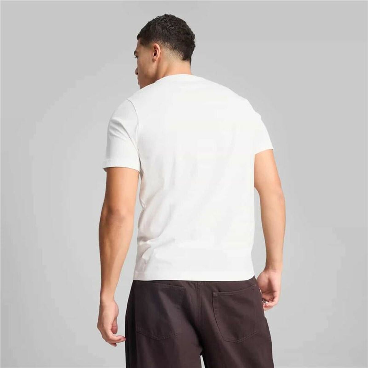 Men’s Short Sleeve T-Shirt Puma White-4