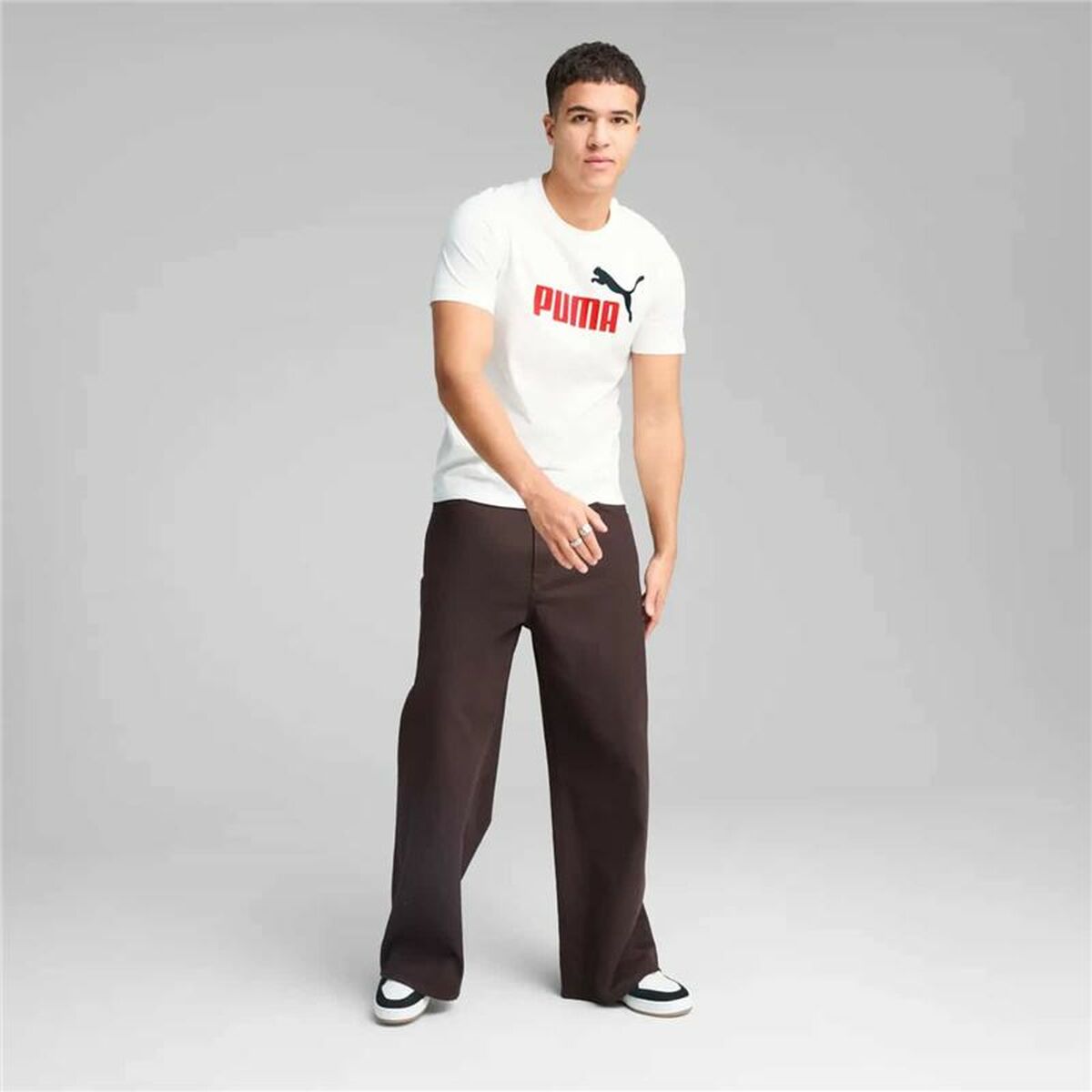 Men’s Short Sleeve T-Shirt Puma White-3