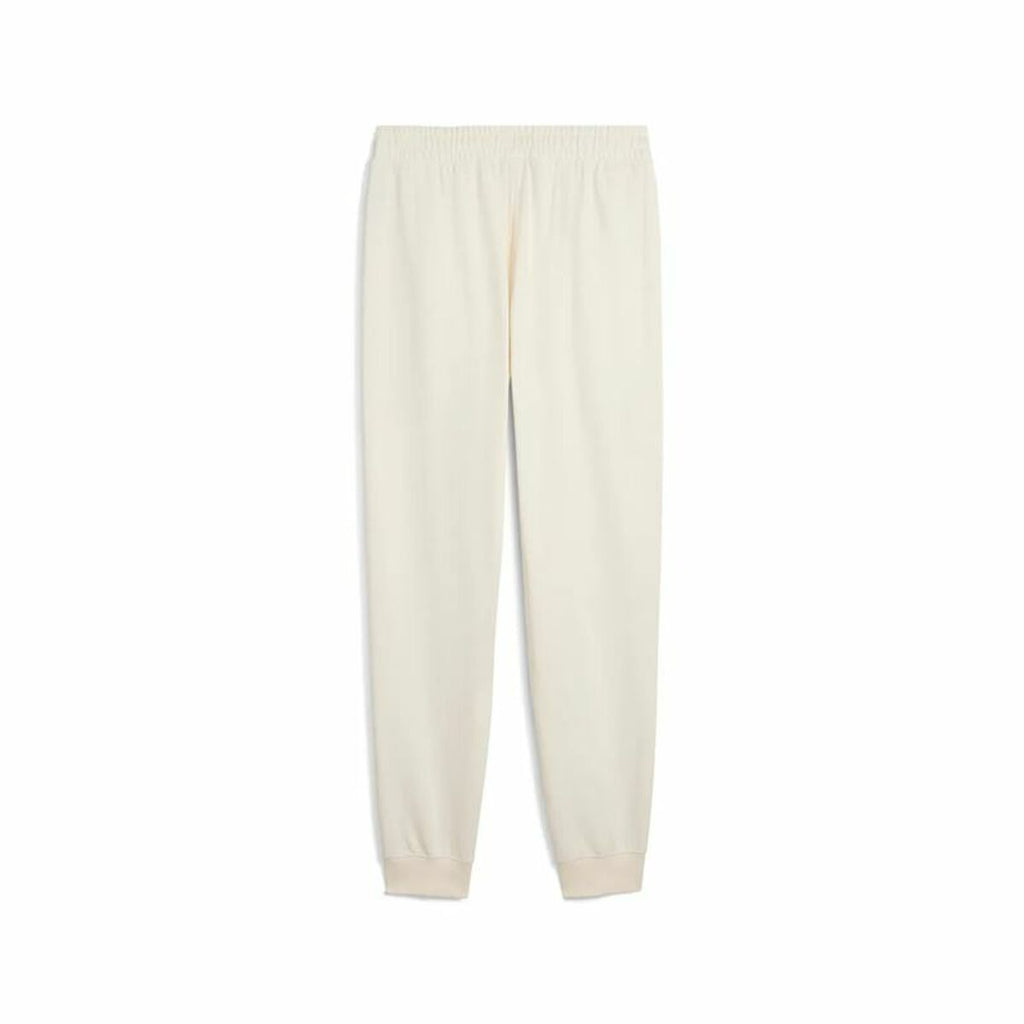 Trousers Puma Essentials Elevated TR White Natural-5