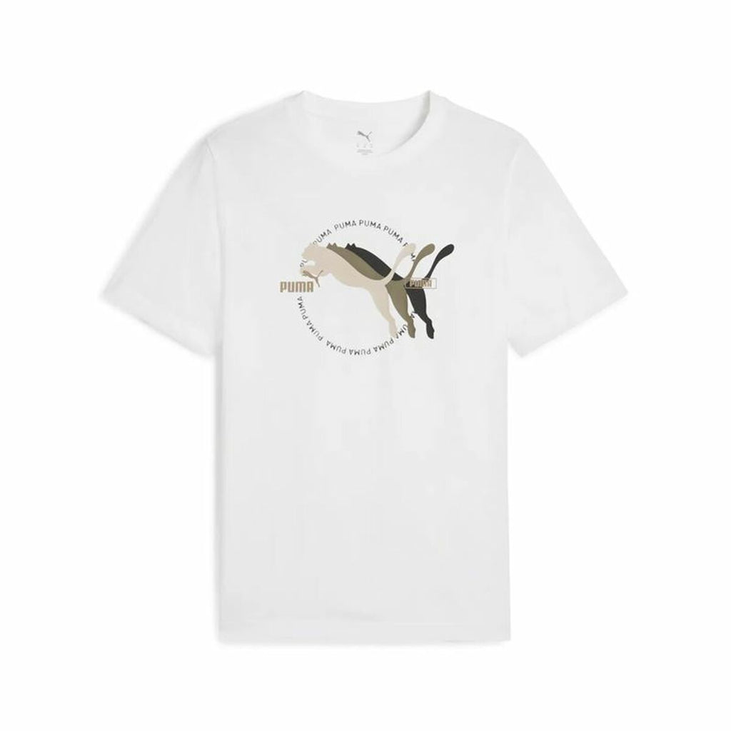 Men’s Short Sleeve T-Shirt Puma Graphics MultipleCat S-0