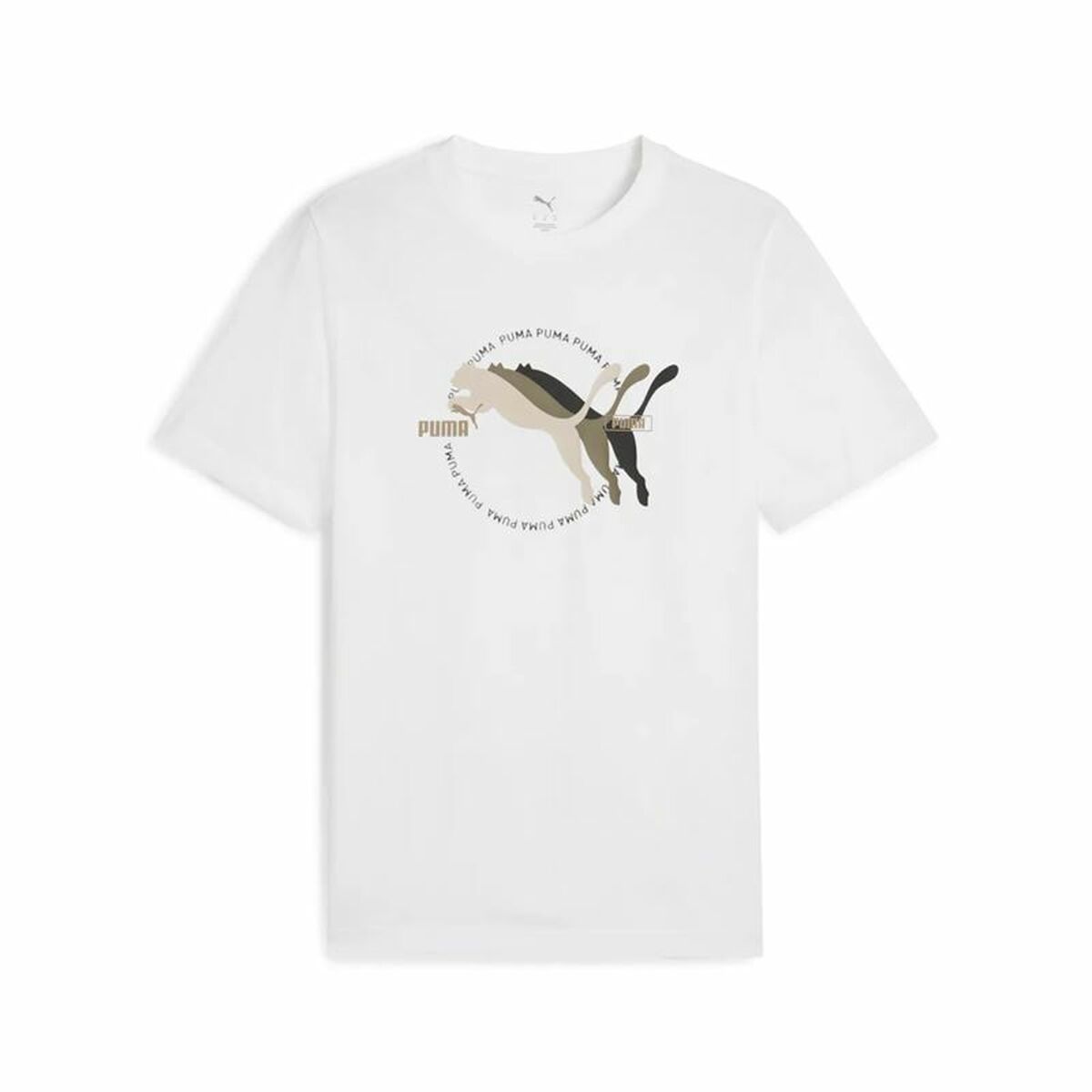 Men’s Short Sleeve T-Shirt Puma Graphics MultipleCat S-0