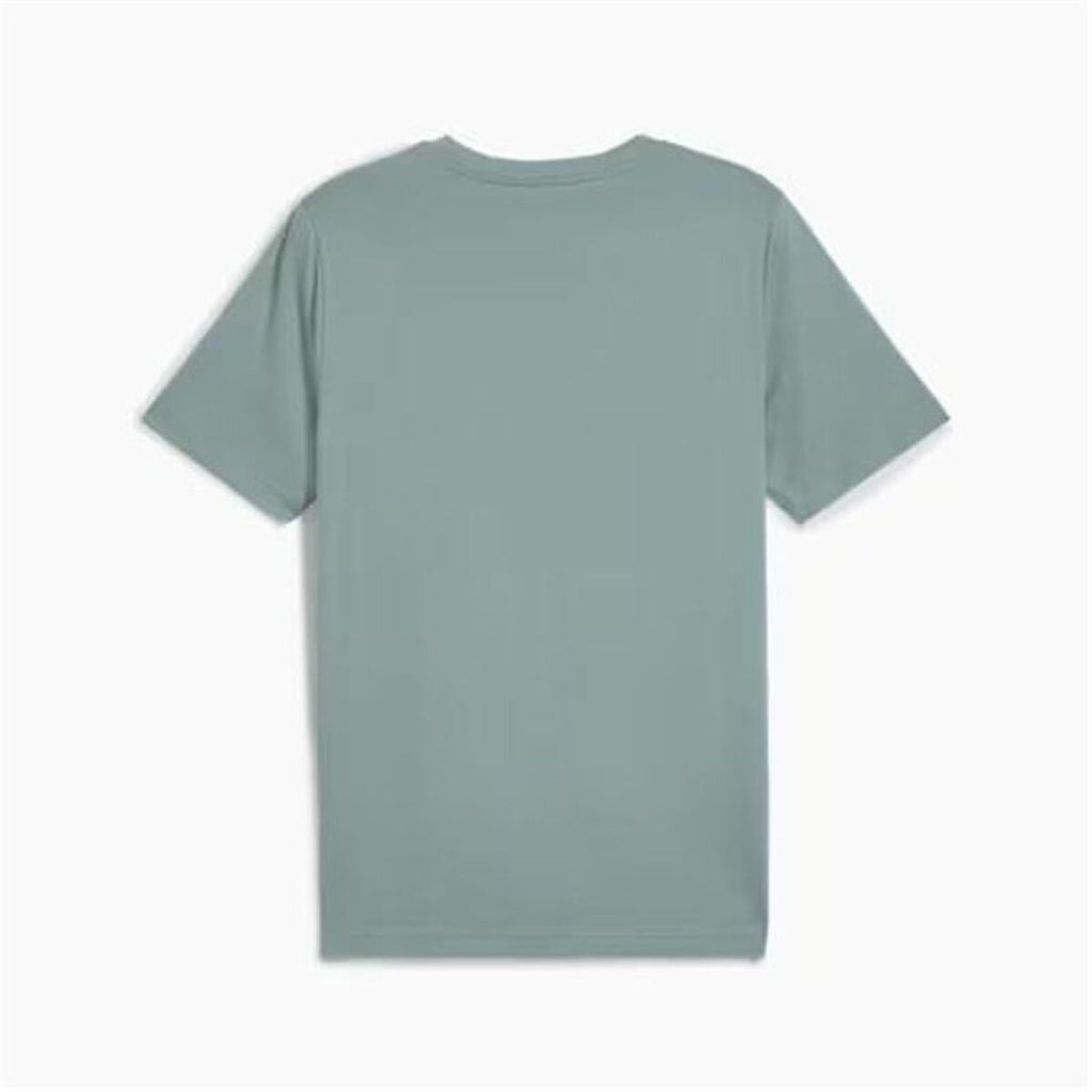 Men’s Short Sleeve T-Shirt Puma Graphics Blue Green-4