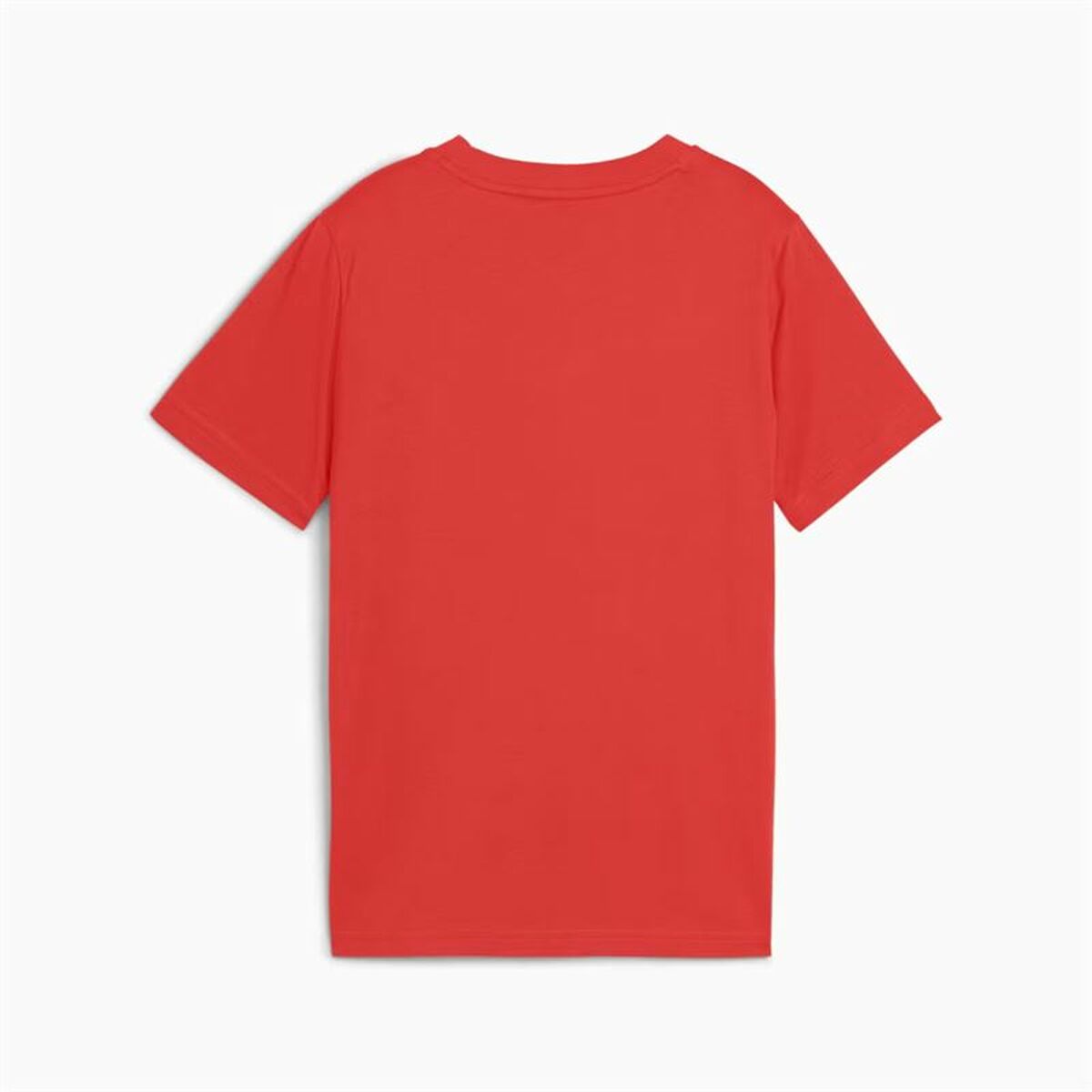 Child's Short Sleeve T-Shirt Puma Essentials Logo Lab B Red-2