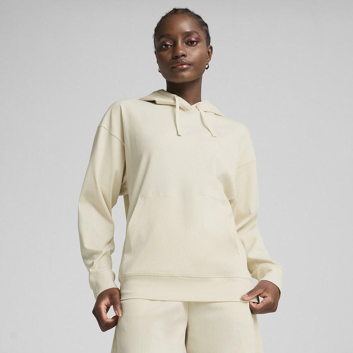 Women’s Hoodie Puma ESS ELEVATED 685023 87 Beige-4