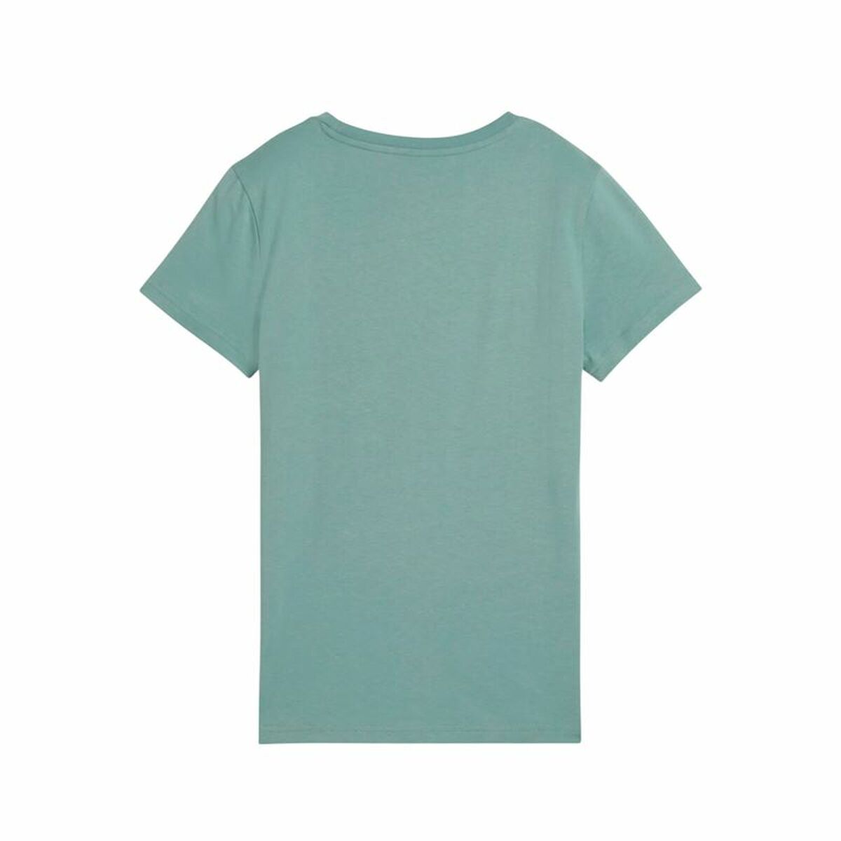 Women’s Short Sleeve T-Shirt Puma Essentials MetallicGreen Moonetalli-4