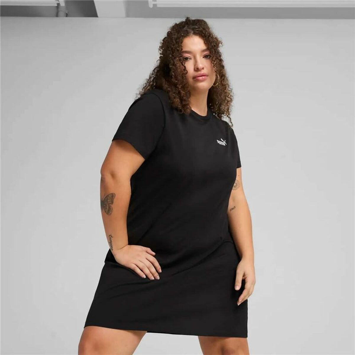 Dress Puma Essentials Black-3