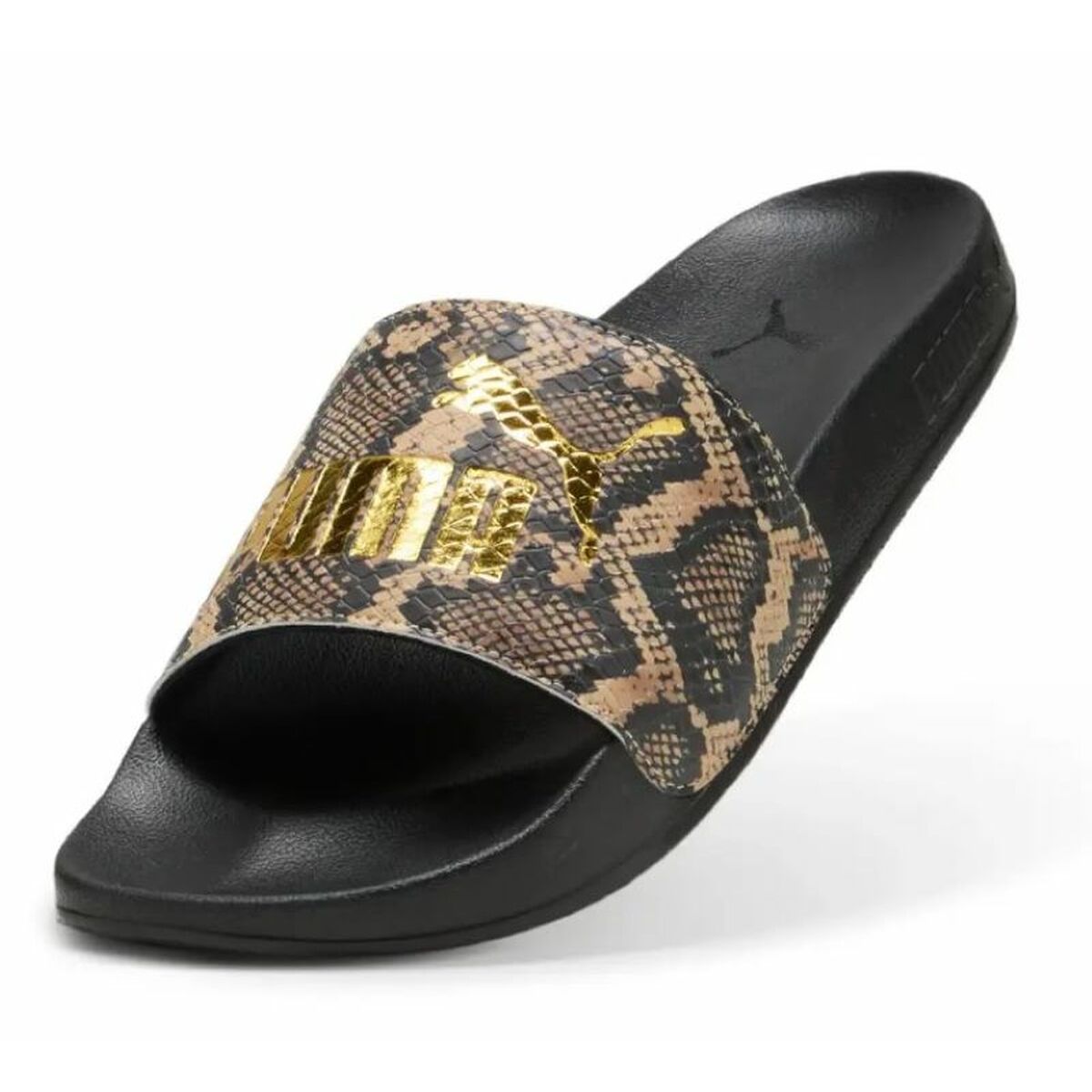 Women's Flip Flops Puma Leadcat 2.0 Snake Chic SS25 400680 01 Black-0