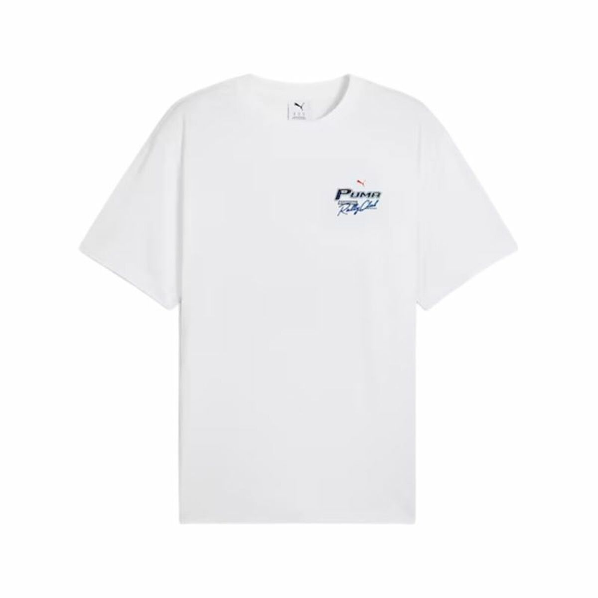 Men’s Short Sleeve T-Shirt Puma Graphics Moto Flag White-0