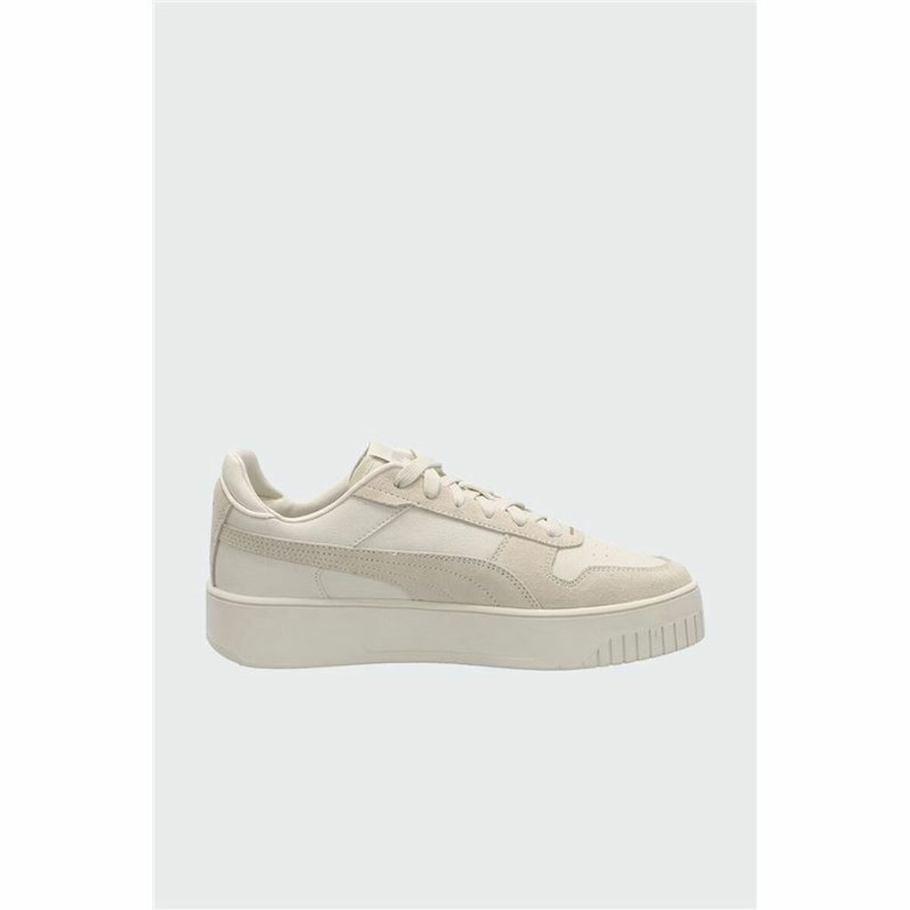Women's casual trainers Puma Carina Sreet D White-5