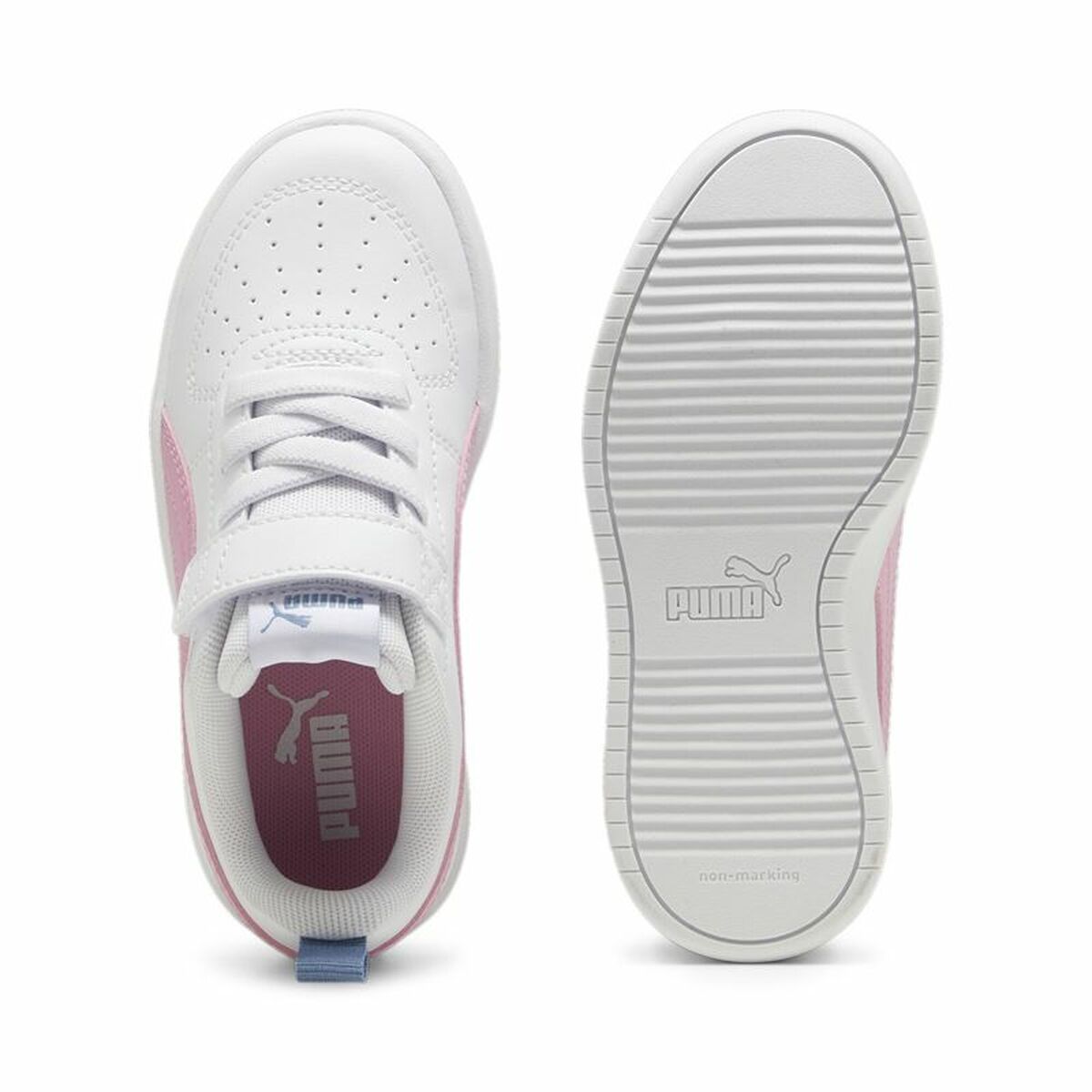 Children’s Casual Trainers Puma Rickie White-5