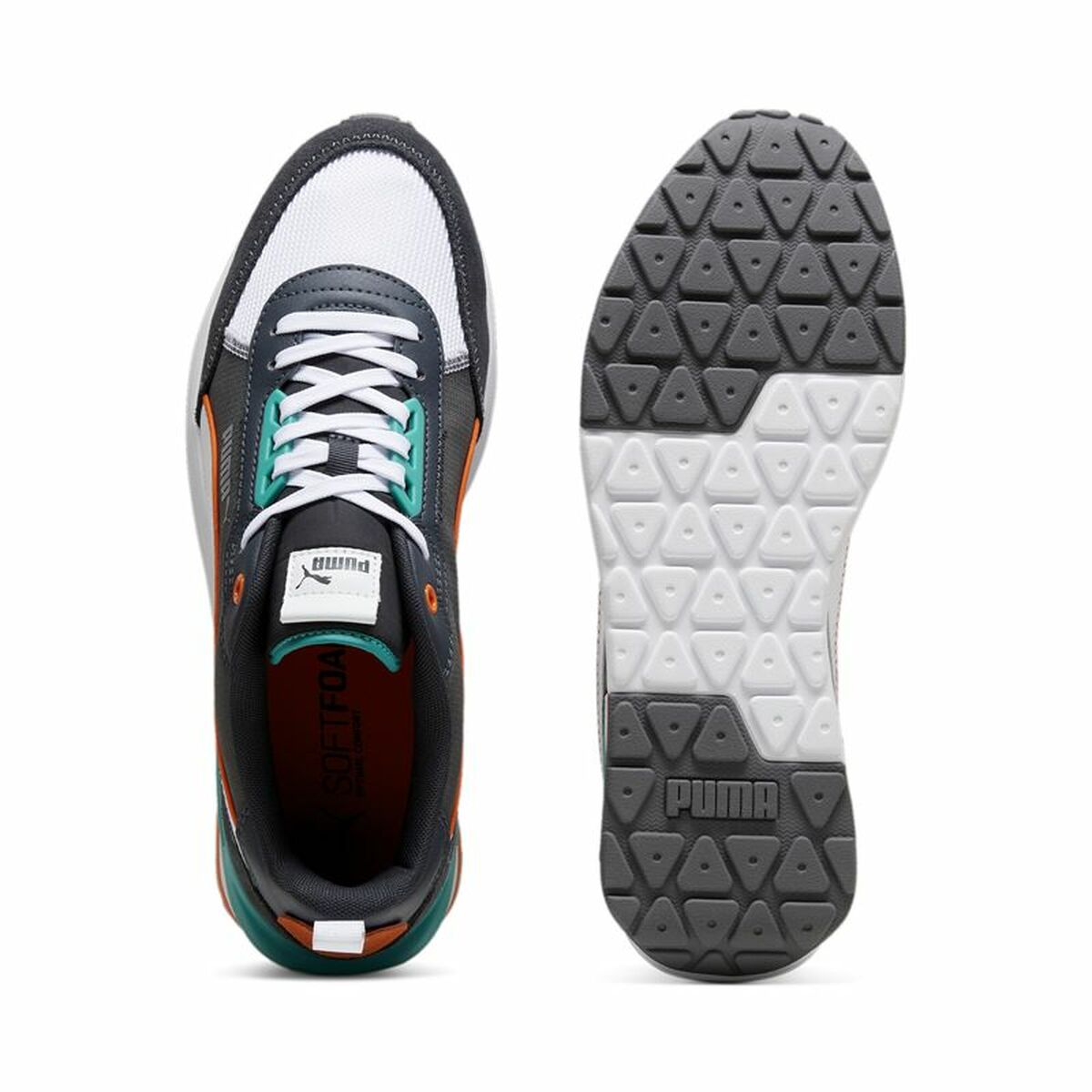 Casual Trainers Puma R22 White Black-5