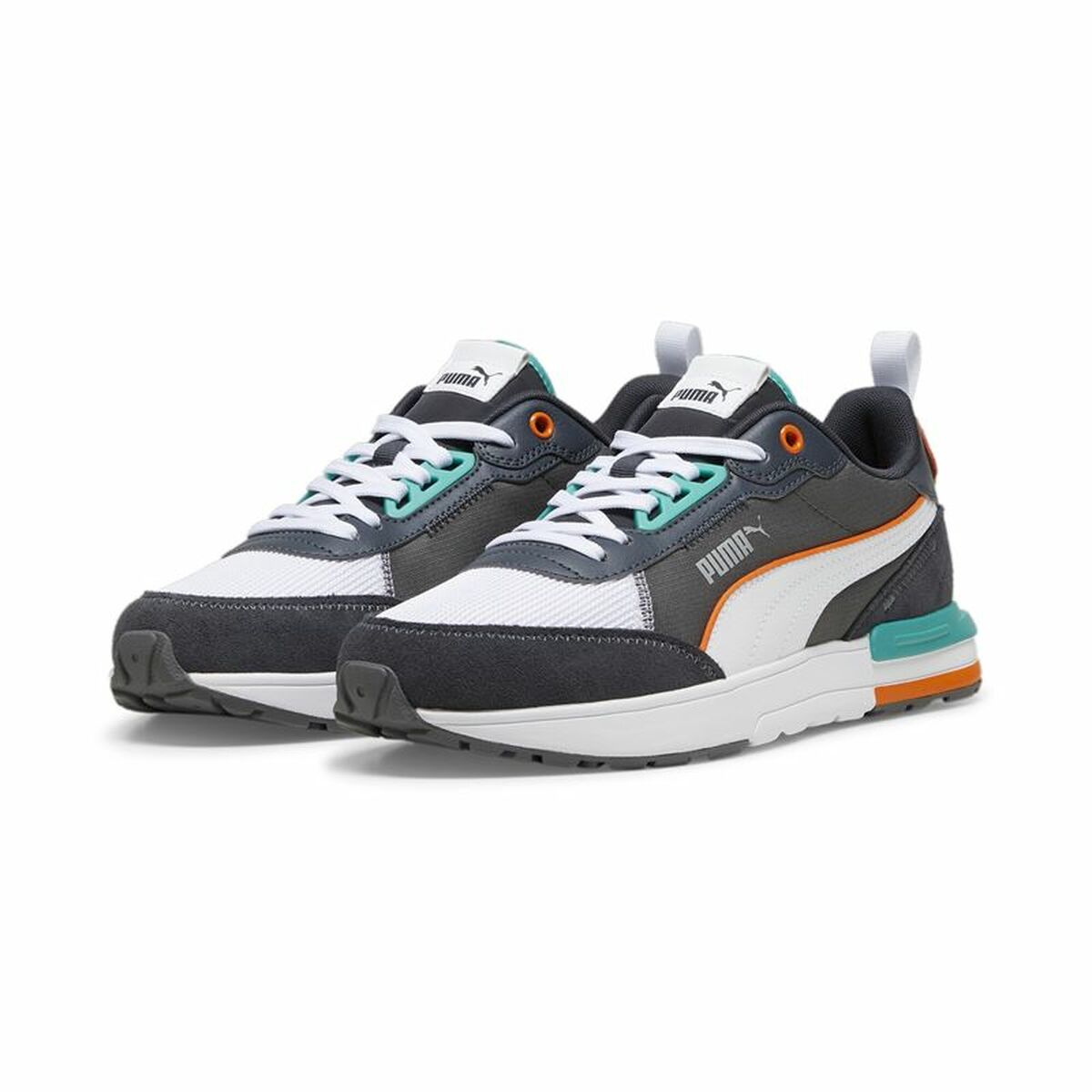 Casual Trainers Puma R22 White Black-3