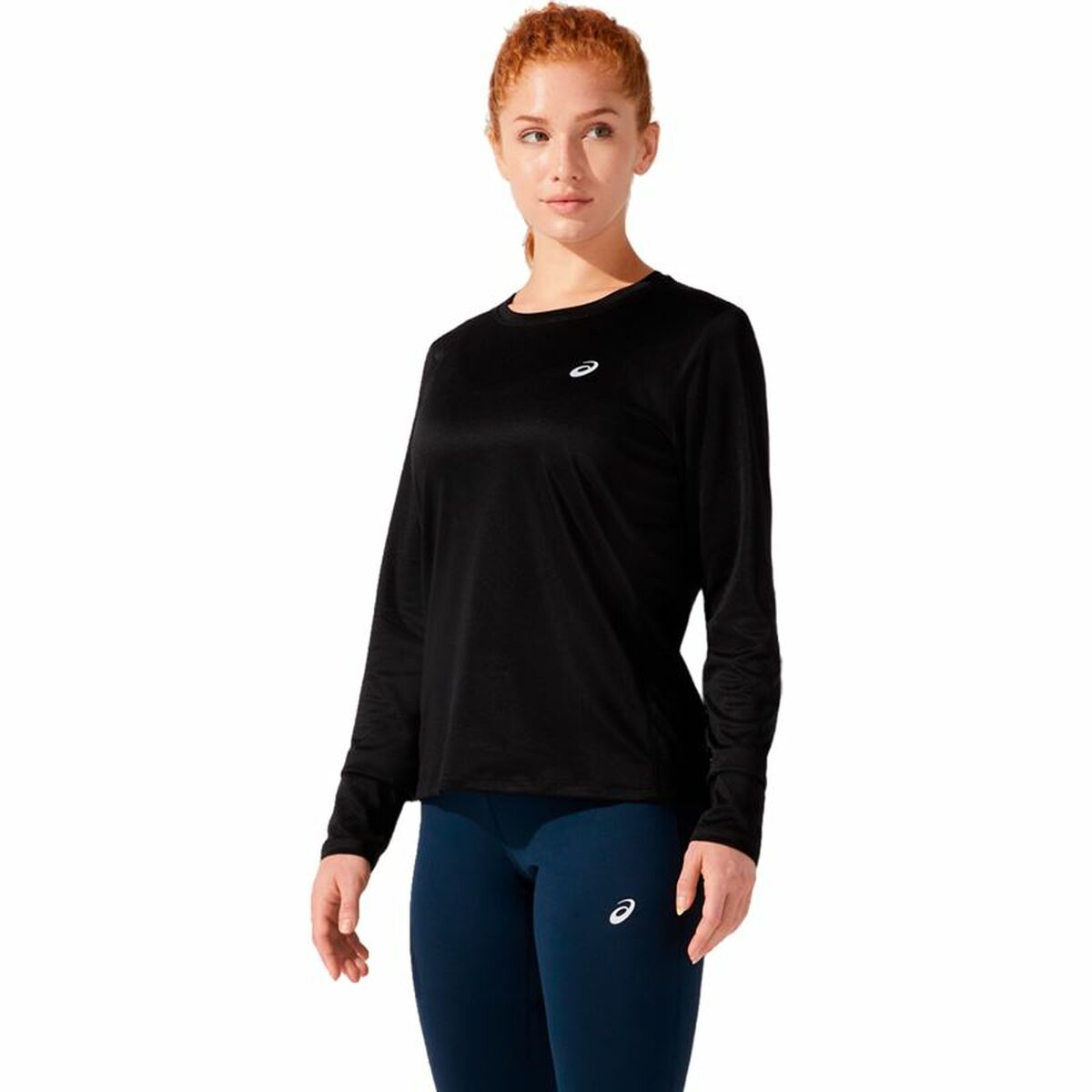 Women’s Long Sleeve Shirt Asics Core LS Black-0