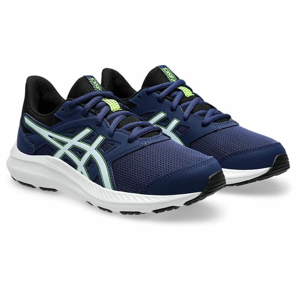 Running Shoes for Kids Asics Jolt 4 Gs Blue-4