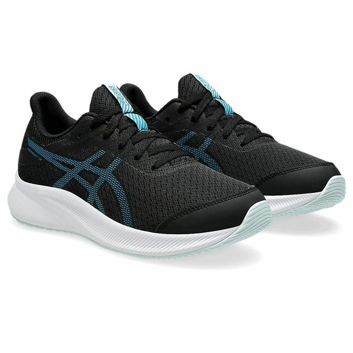 Running Shoes for Kids Asics Patriot 13 Gs Black-3