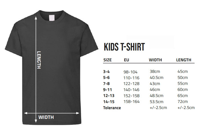 Child's Short Sleeve T-Shirt Super Mario Bowser Text Red-1