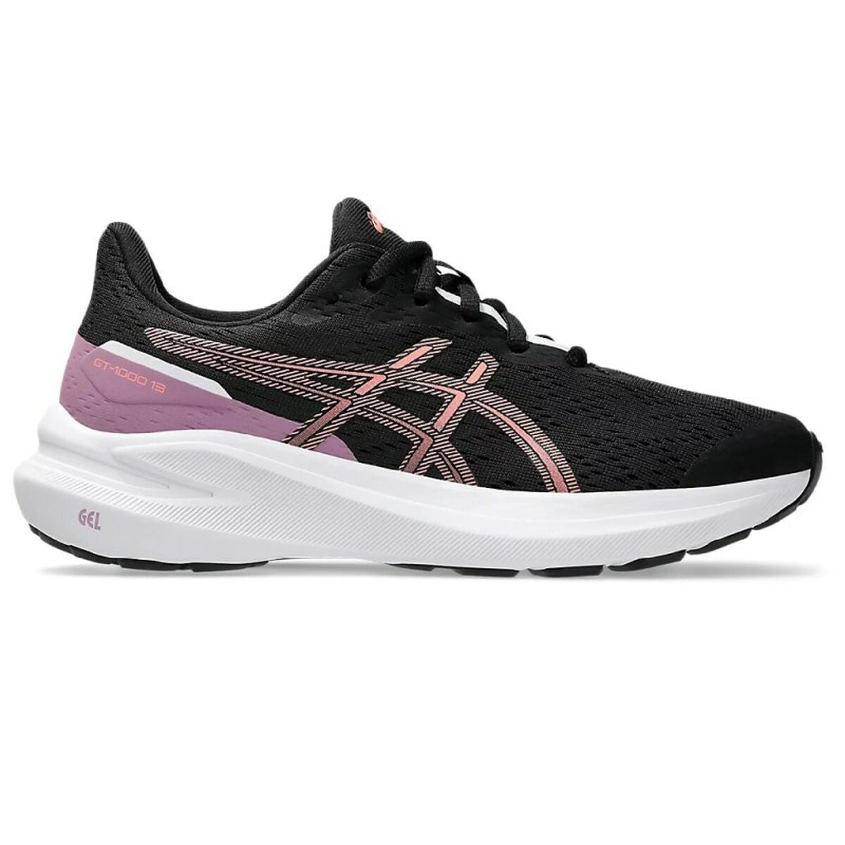 Sports Shoes for Kids Asics GT 1000 13 GS 1014A343 006 Black-0